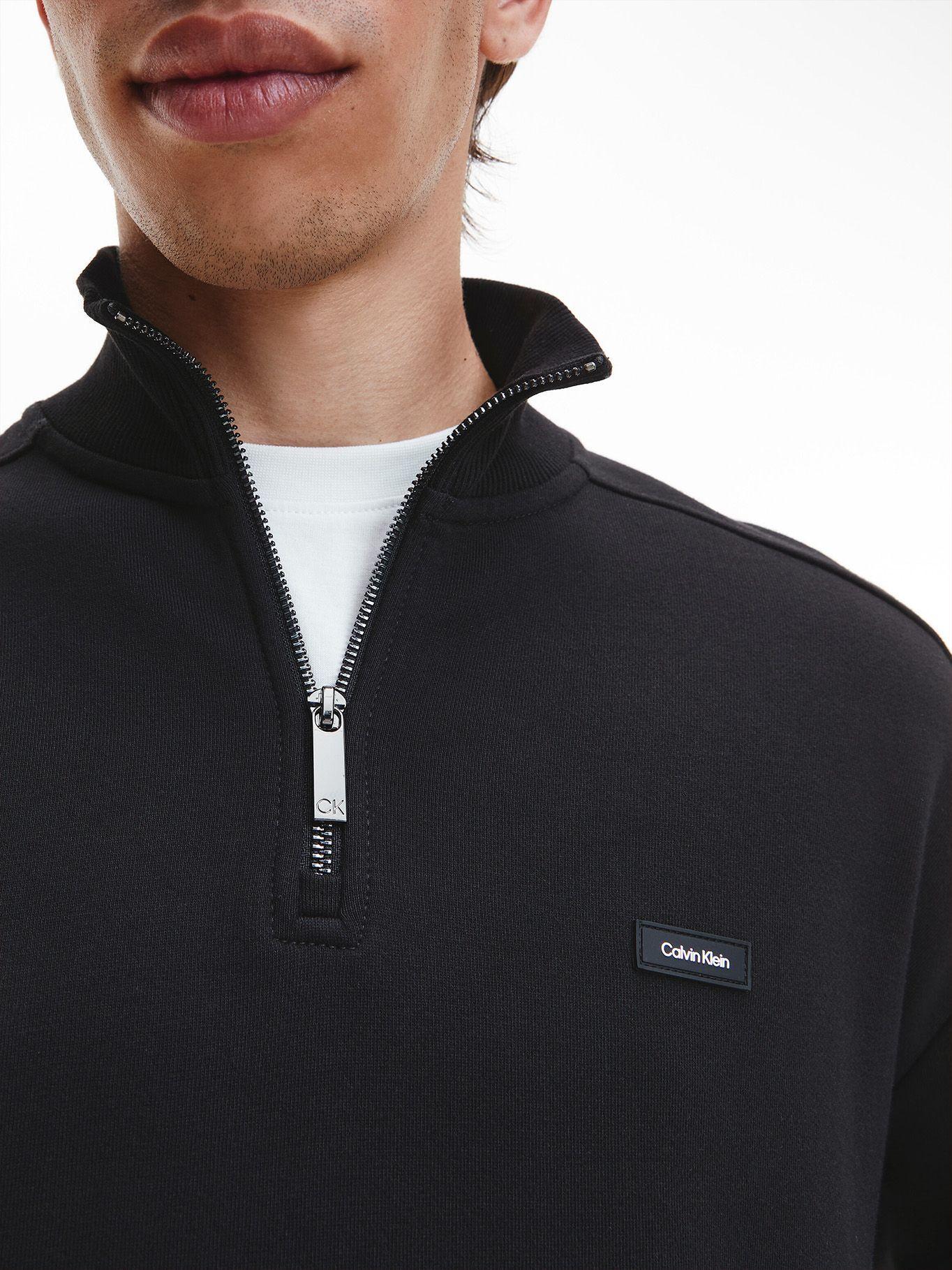 Polerón Comfort Quarter Zip Negro Calvin Klein-3