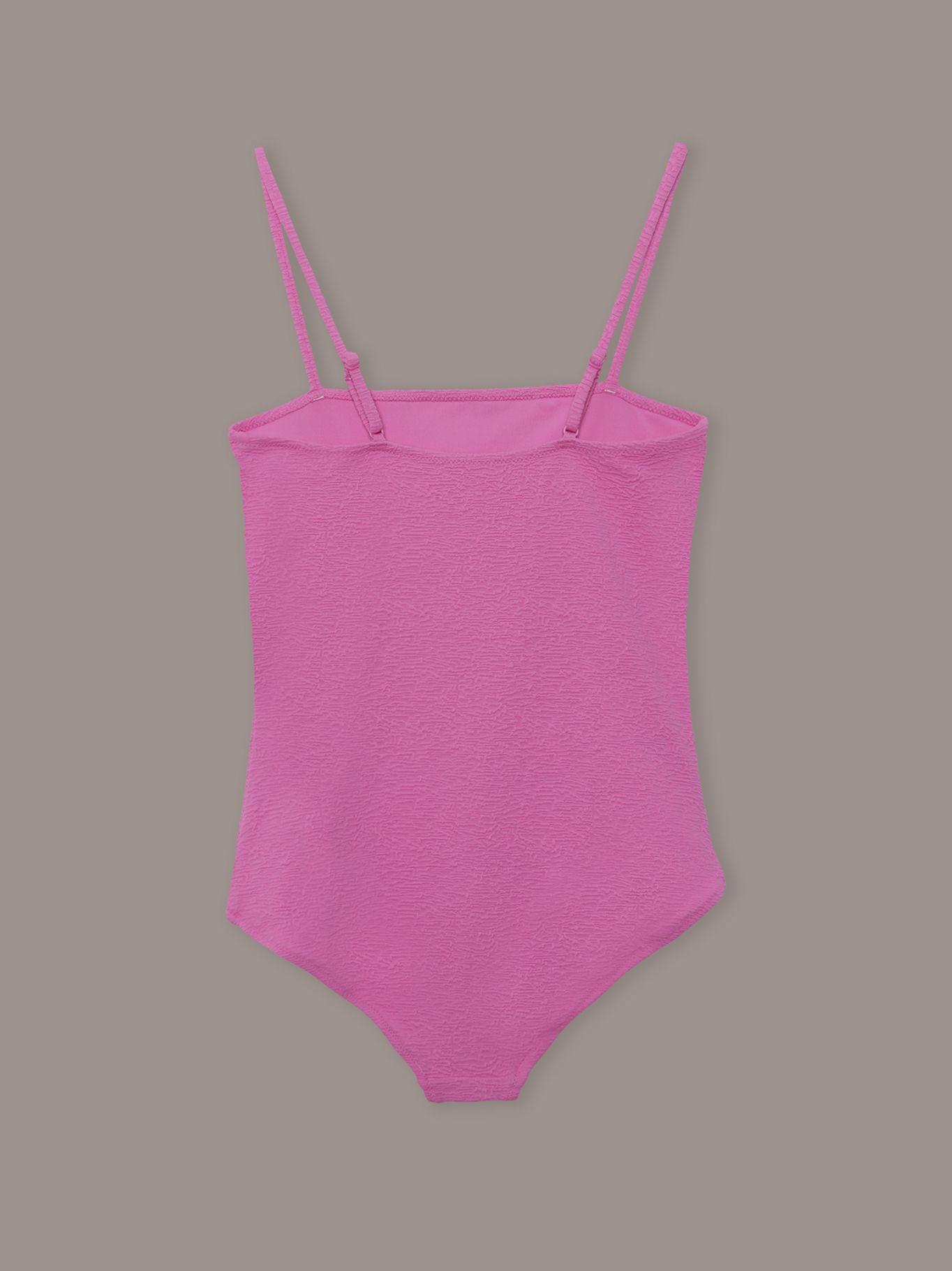 Traje de Baño Niña CK Monogram Rosado Calvin Klein-1