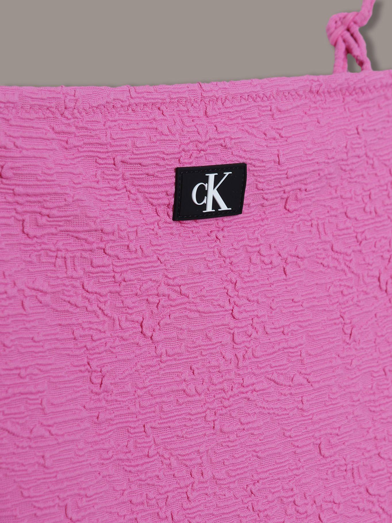Traje de Baño Niña CK Monogram Rosado Calvin Klein-2