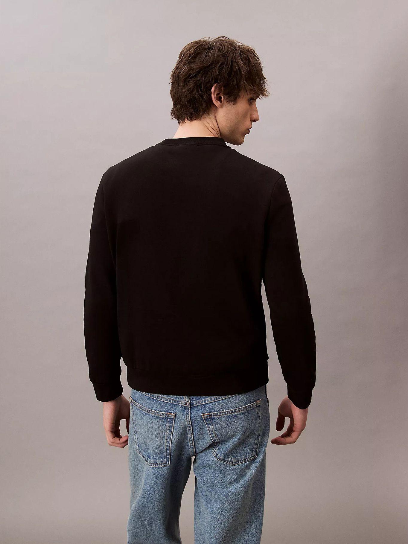Polerón Fleece con Monograma Negro Calvin Klein-2