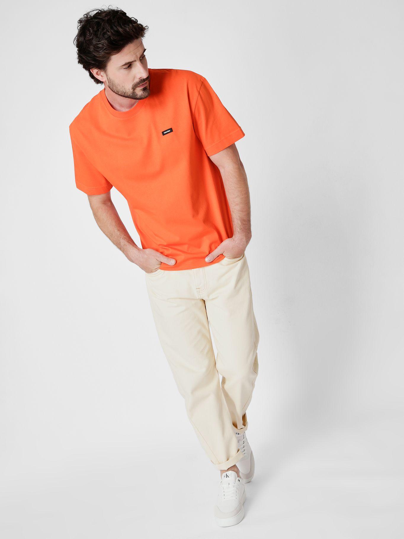 Polera Comfort Fit  Naranja Calvin Klein-1