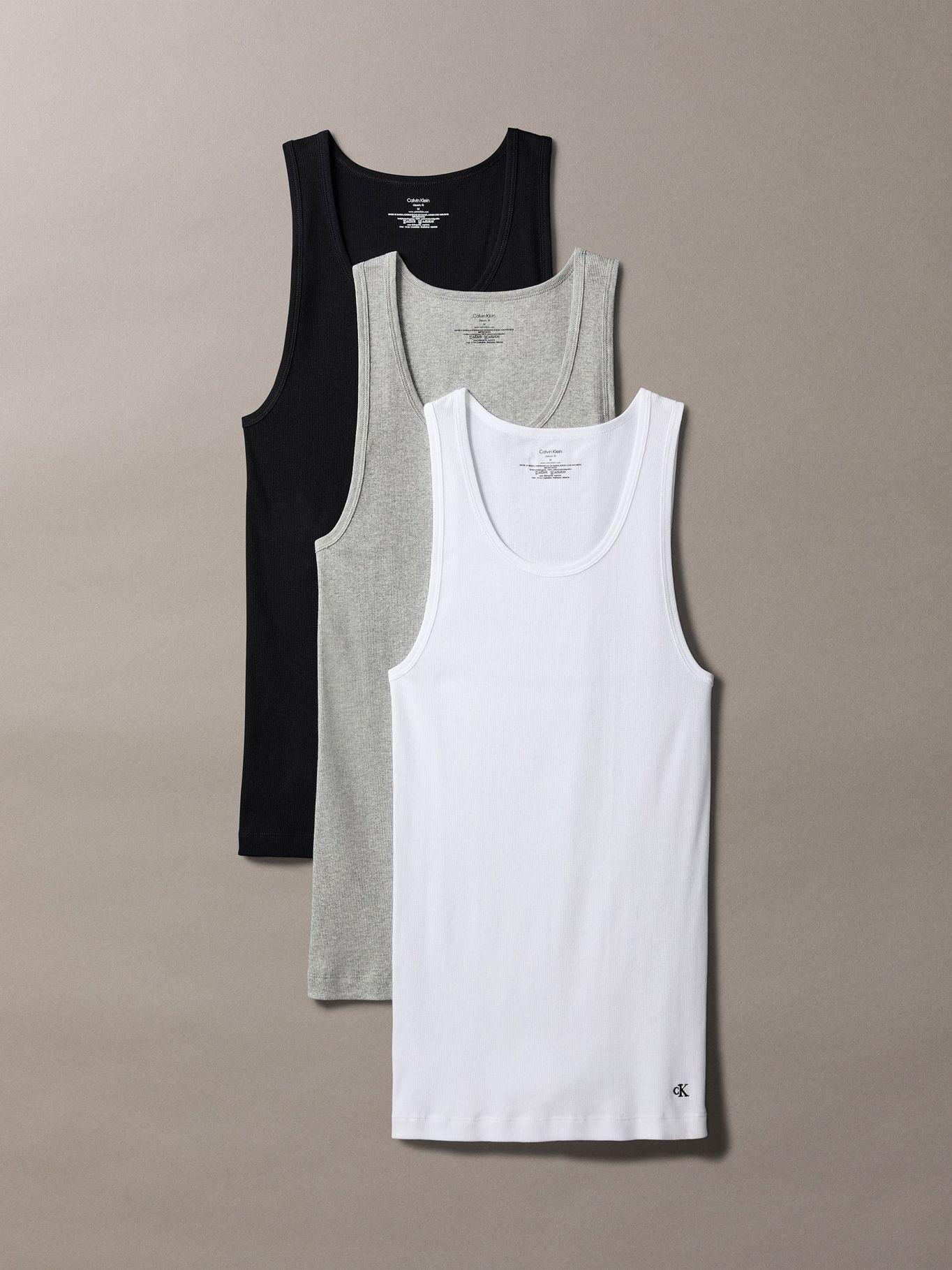Pack 3 Camisetas Cotton Classic Multicolor Calvin Klein-0