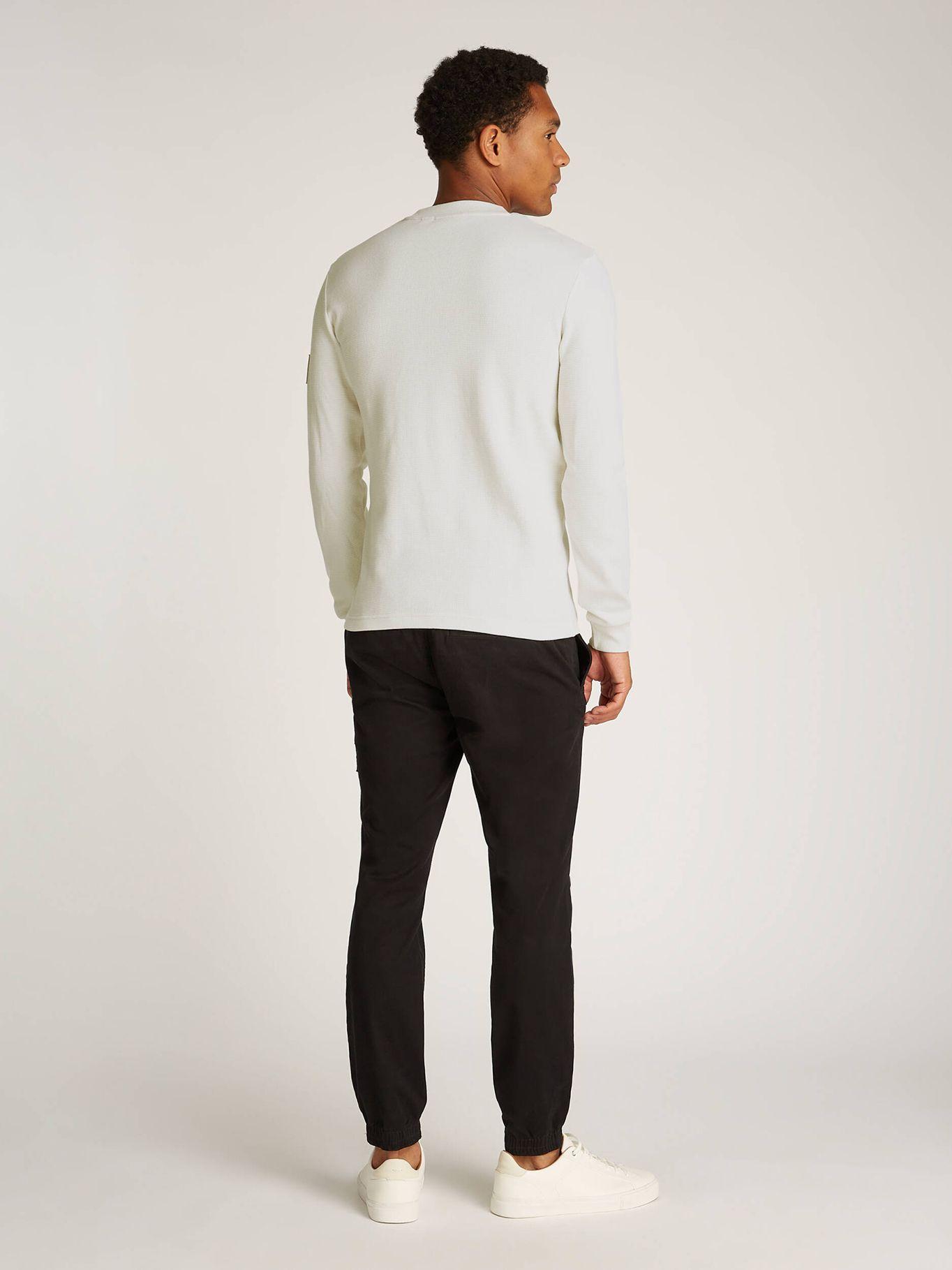 Polera LS Badge Waffle Blanco Calvin Klein-2