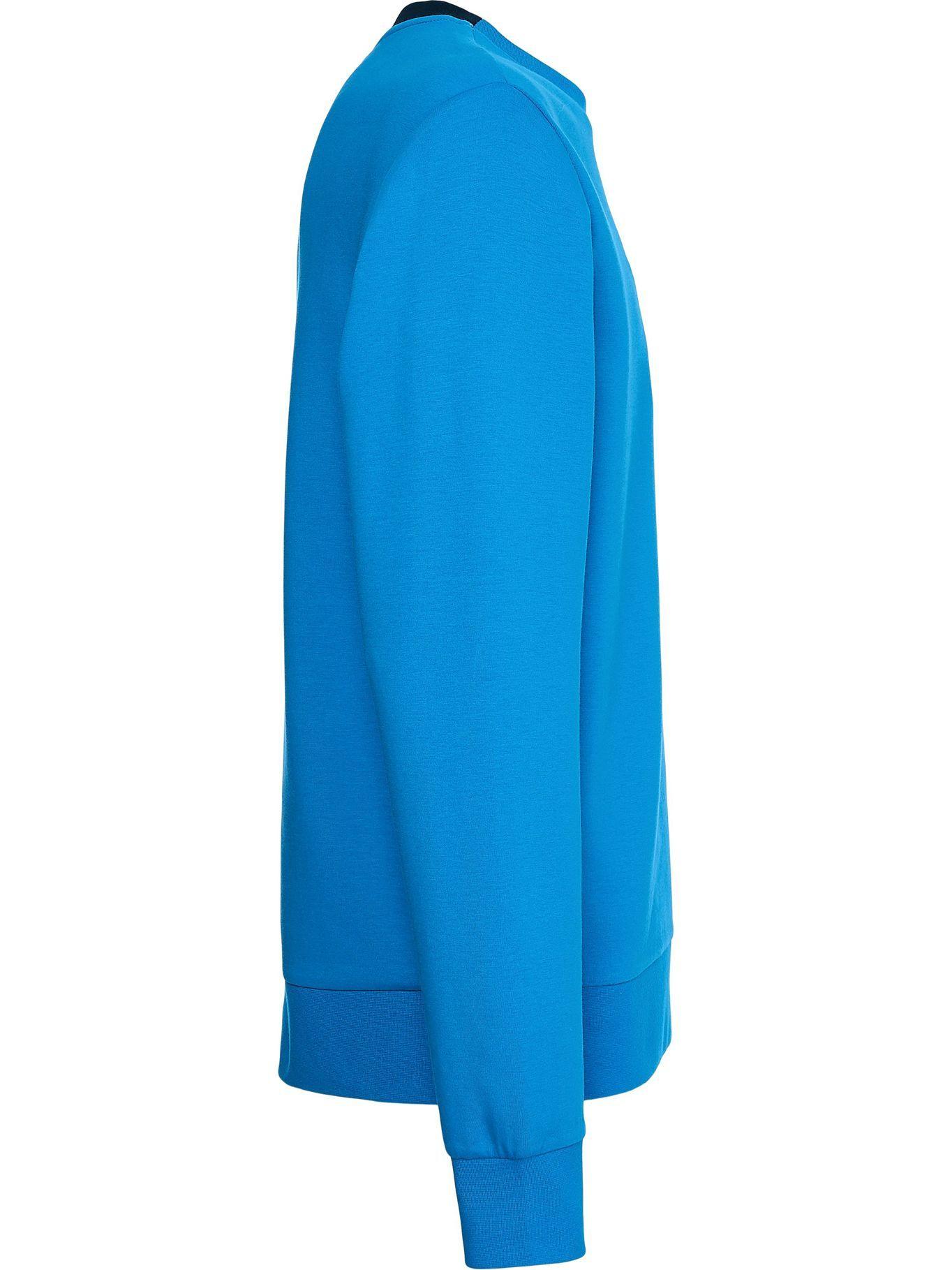 Polerón Interlock Azul Calvin Klein-1