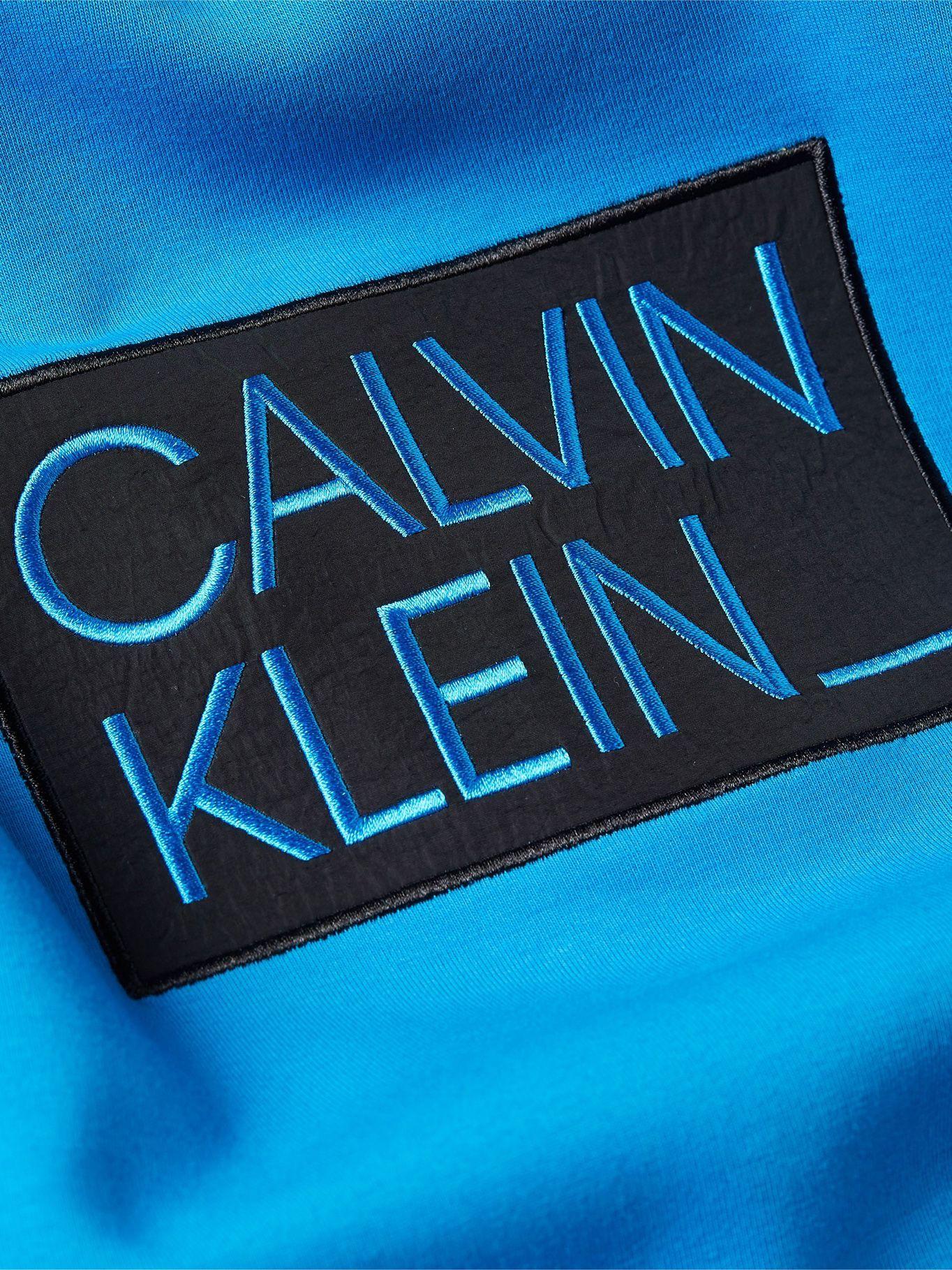 Polerón Interlock Azul Calvin Klein-2
