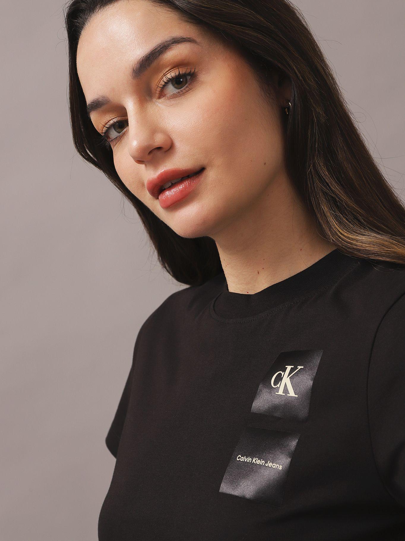 Polera Satin Boxes Baby Negro Calvin Klein-3