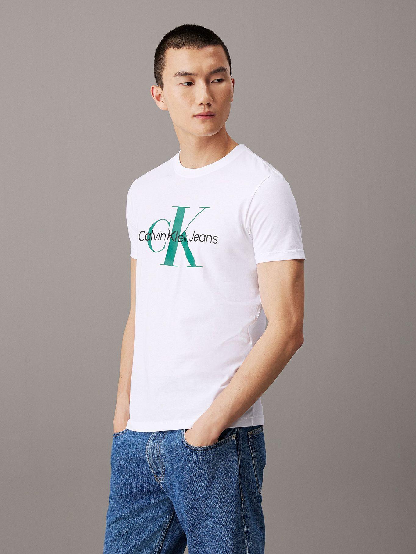 Polera Seasonal Monologo Blanco Calvin Klein-0