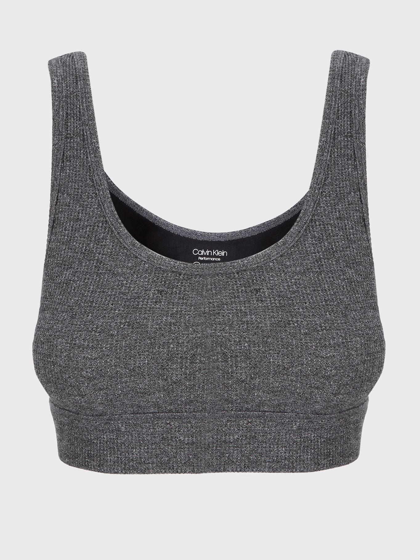 Peto Deportivo Scoop Neck Gris Calvin Klein-0