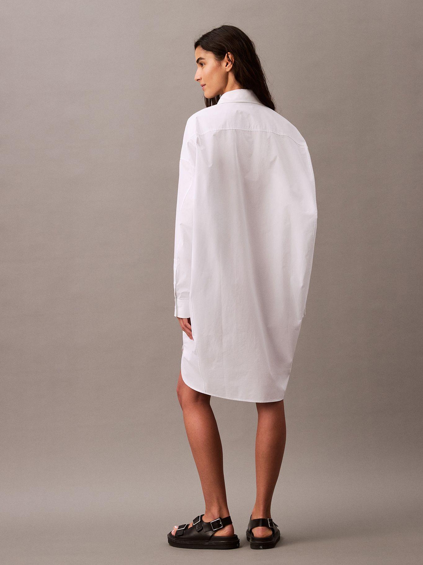 Camisa Stretch Poplin Classic Blanco Calvin Klein-2