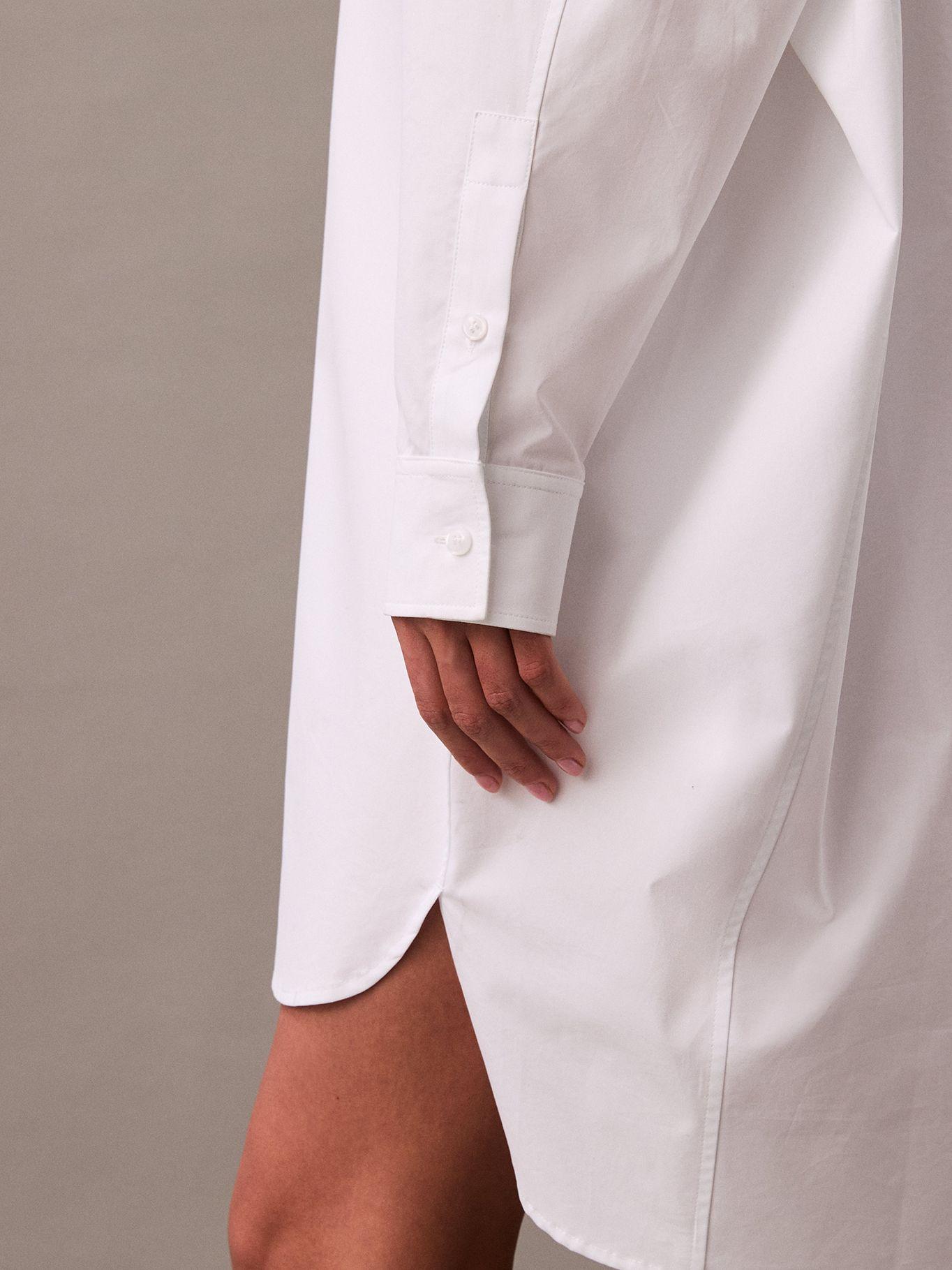 Camisa Stretch Poplin Classic Blanco Calvin Klein-5