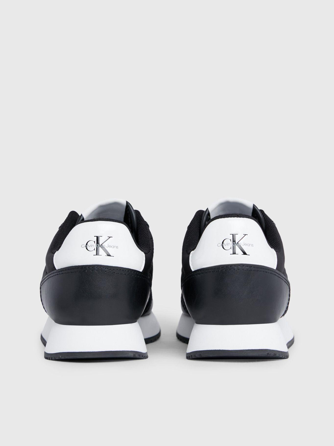 Zapatillas Runner Low Lace Mix Negro Calvin Klein-1