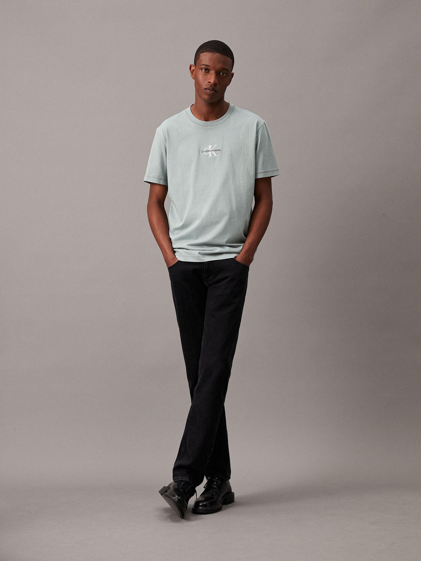 Polera Monologo Gris Calvin Klein-1