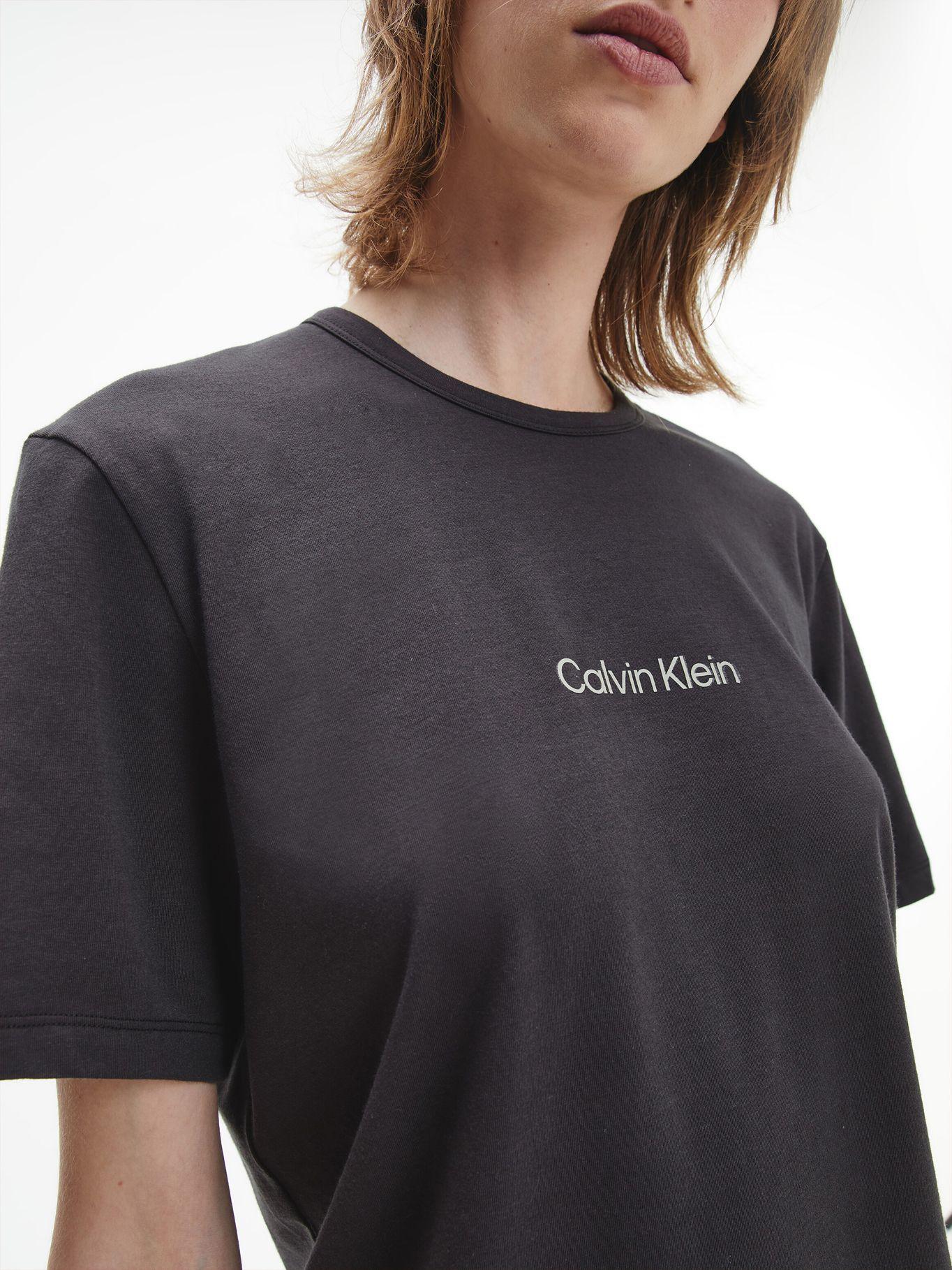 Polera Pijama Structure Lounge Negro Calvin Klein-3