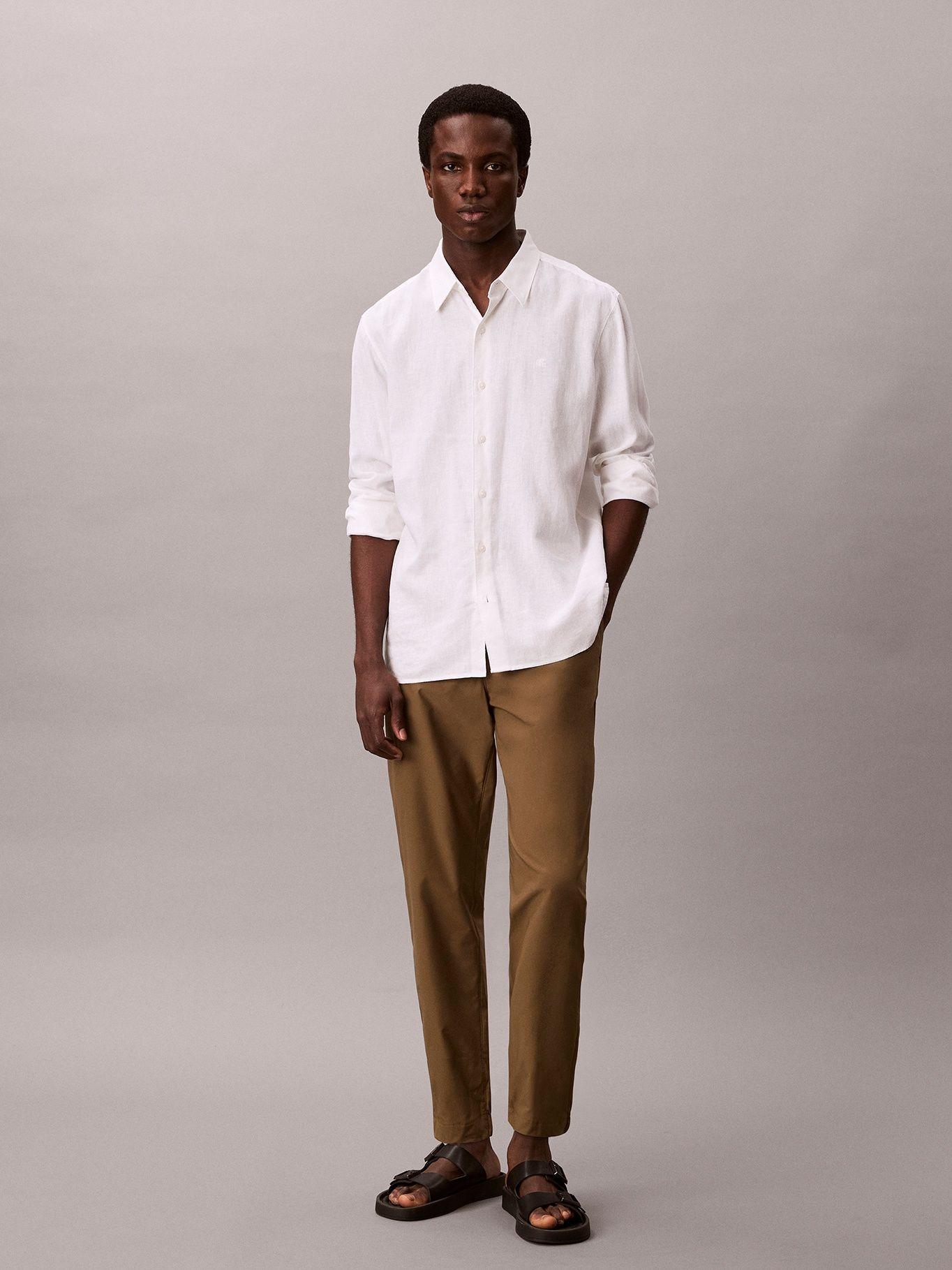 Pantalón Slim Tech Pull-On Cafe Calvin Klein-0
