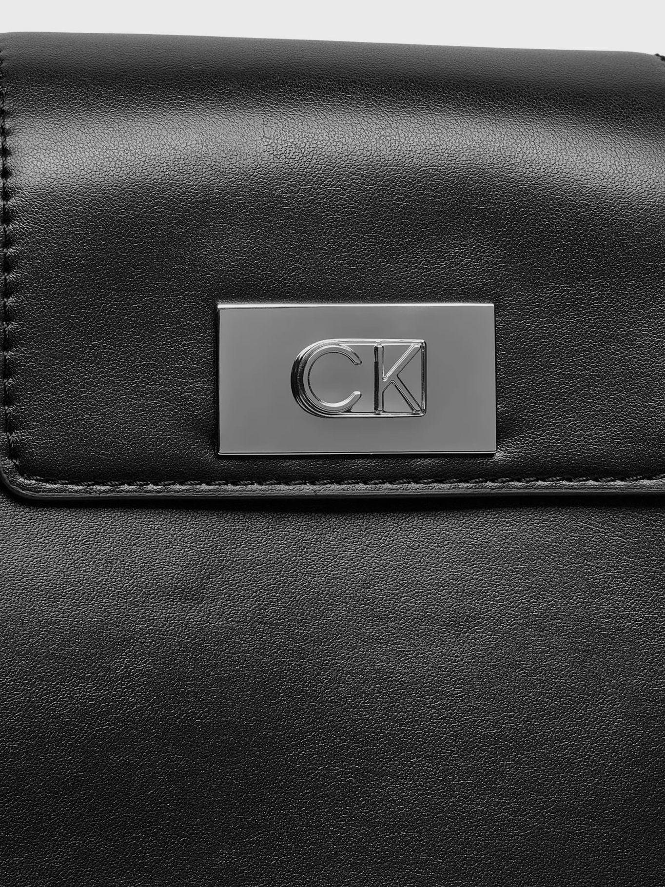 Cartera Shopper Ck Push Negro Calvin Klein-3