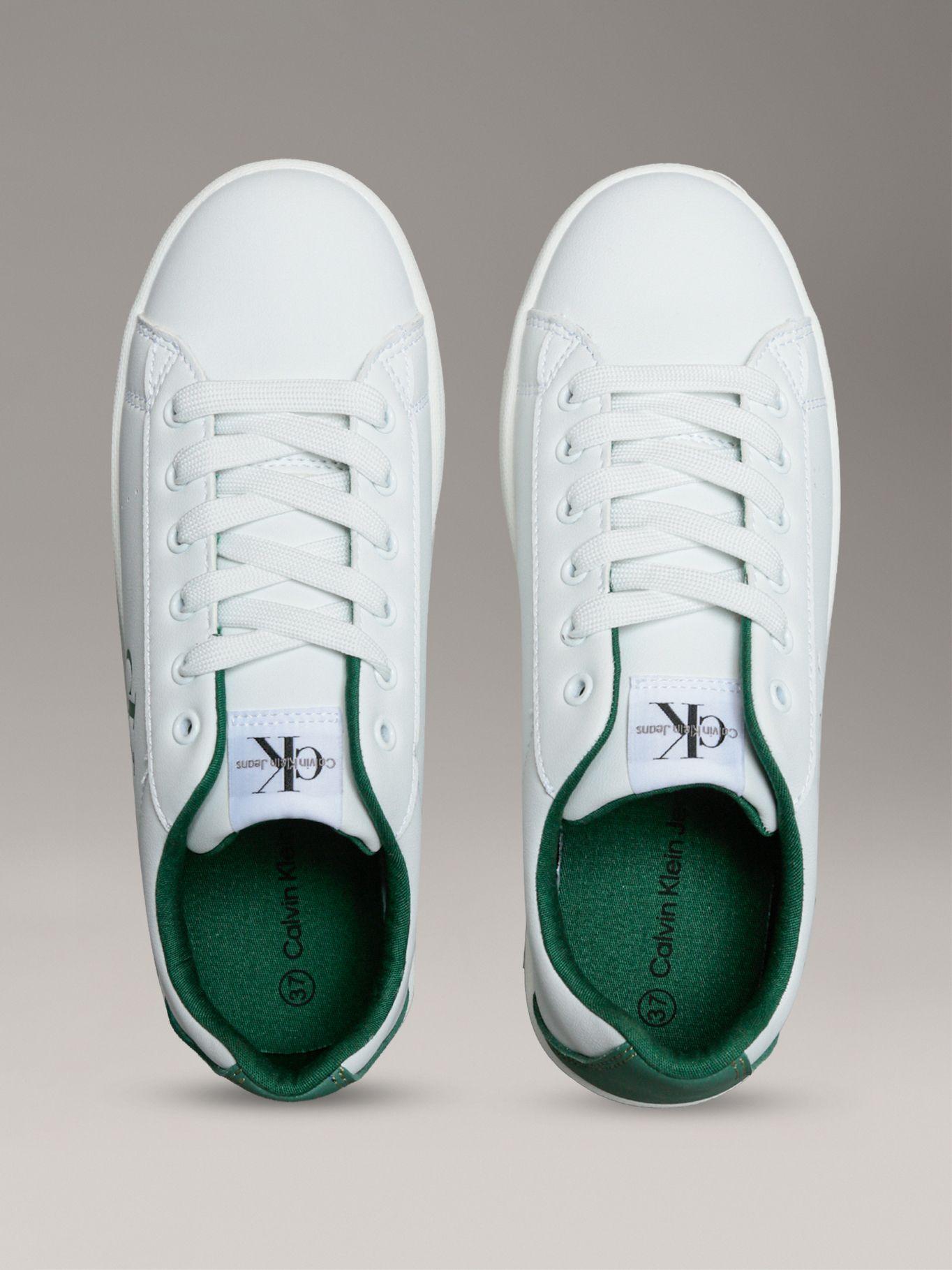 Zapatillas Niño con Cordones Blanco Calvin Klein-2