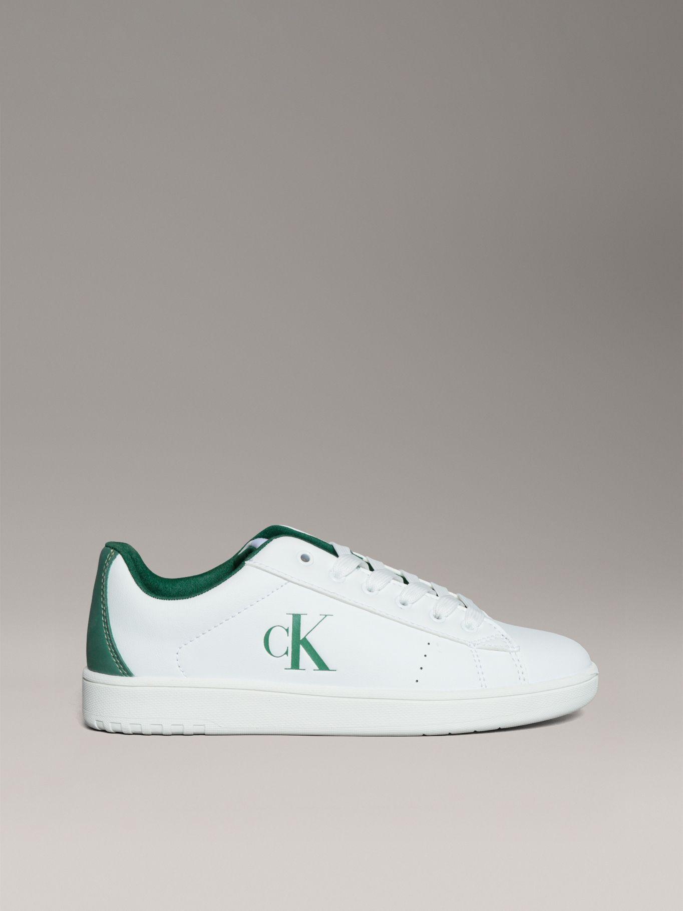 Zapatillas Niño con Cordones Blanco Calvin Klein-4