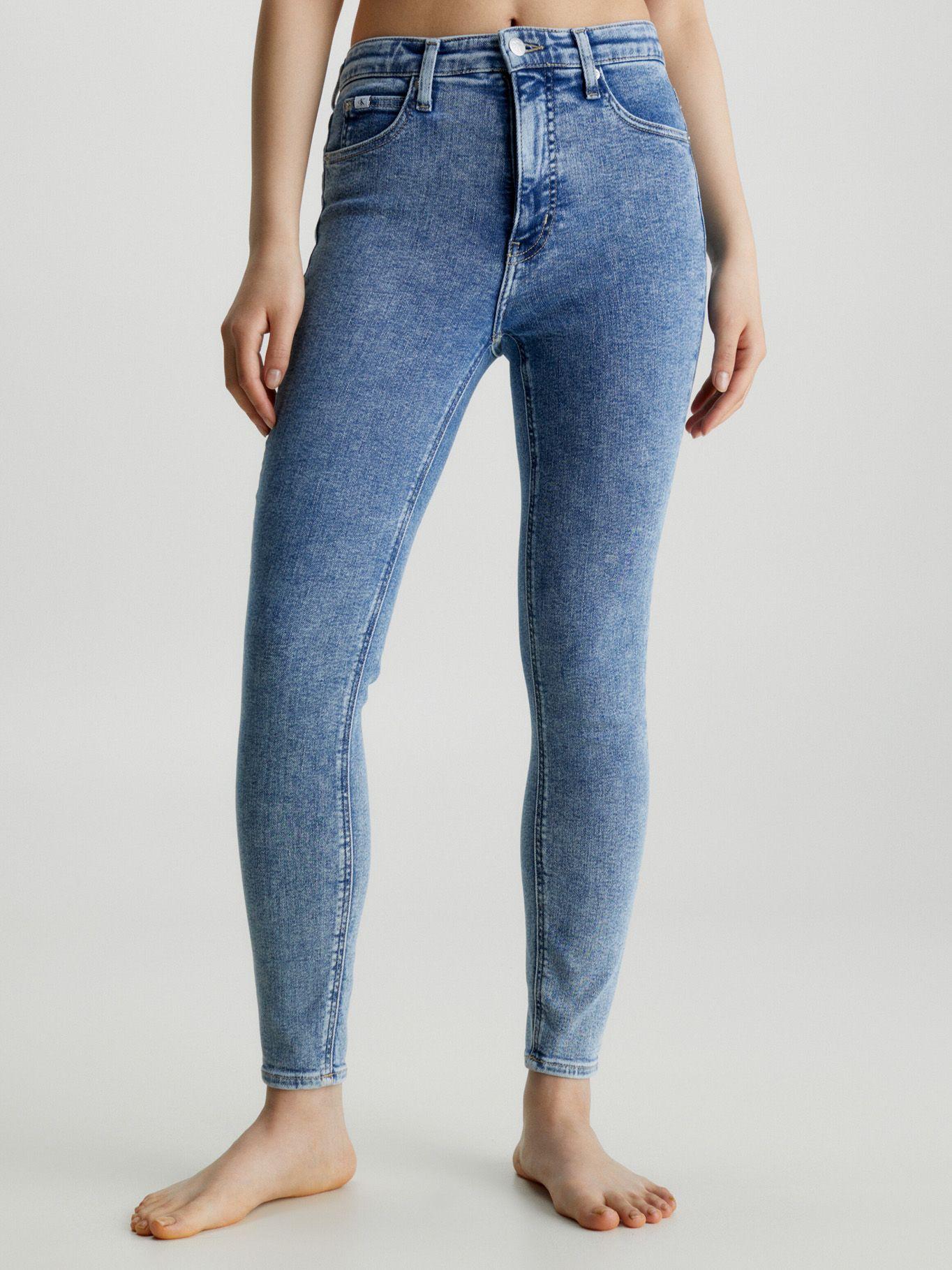 Jeans High Rise Super Skinny Ankle Azul 1A4-0