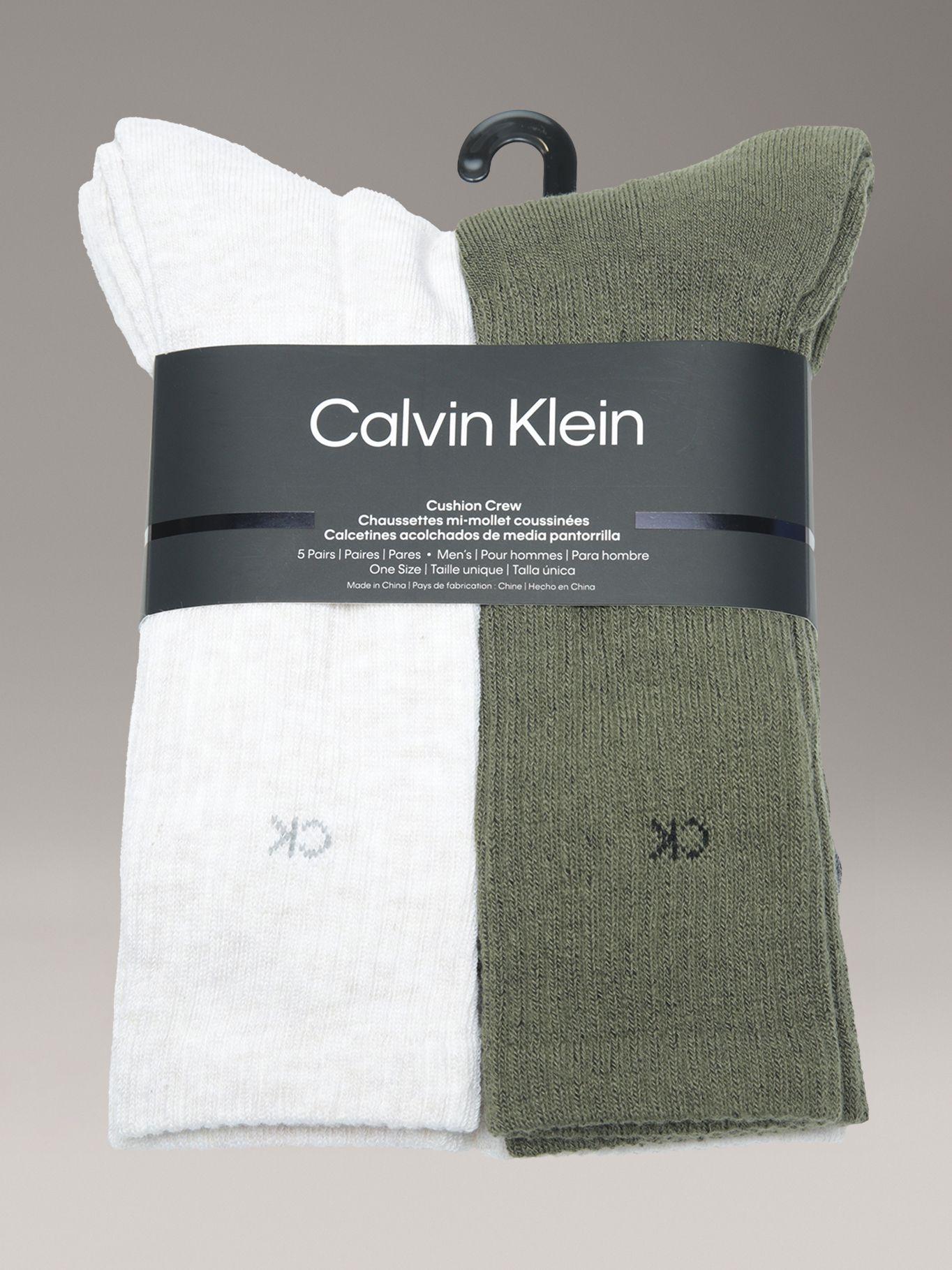 Pack 5 Calcetin Largo Monogram Multicolor Calvin Klein-2