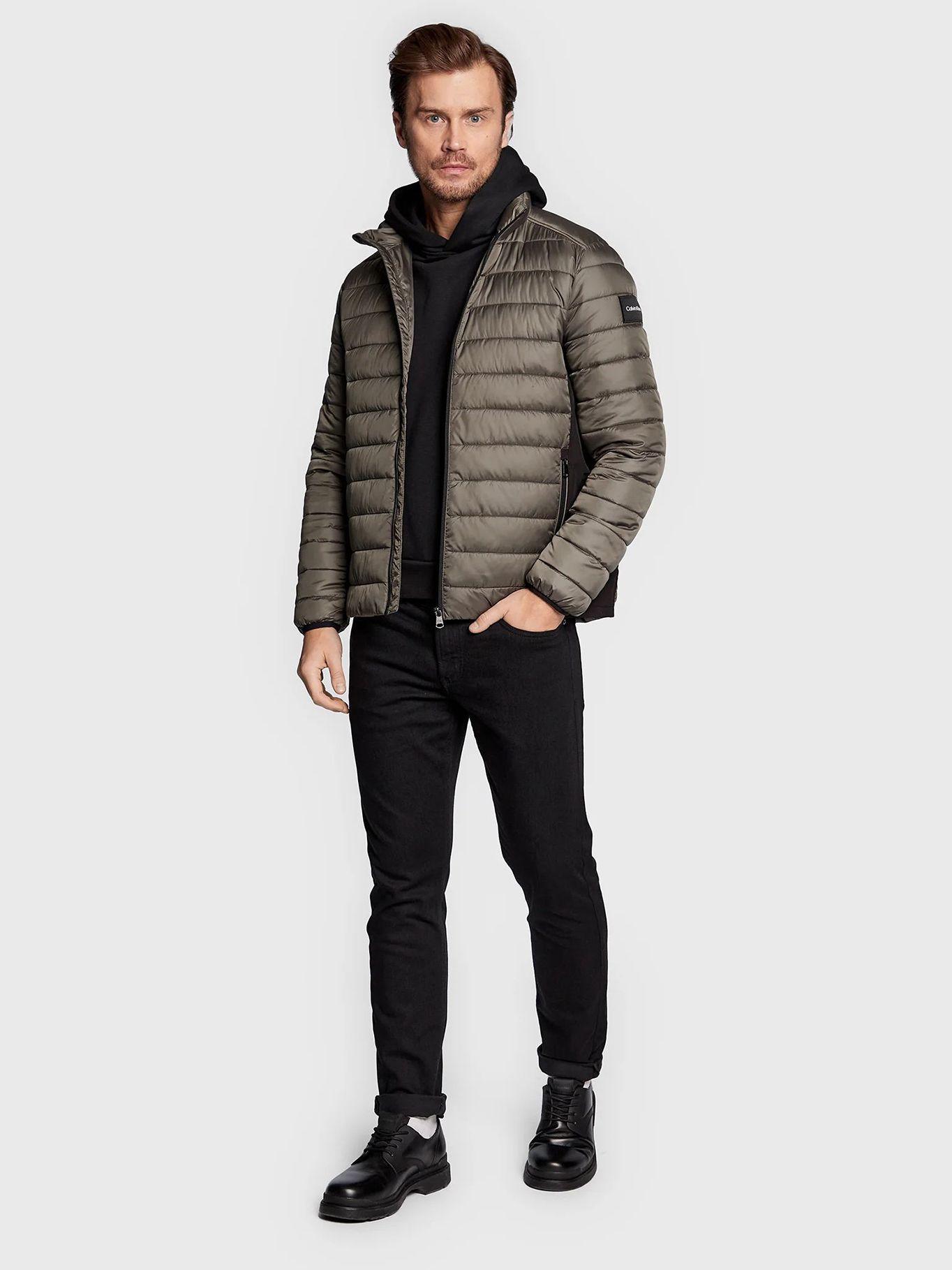 Chaqueta de plumas de materiales reciclados Gris Calvin Klein-1