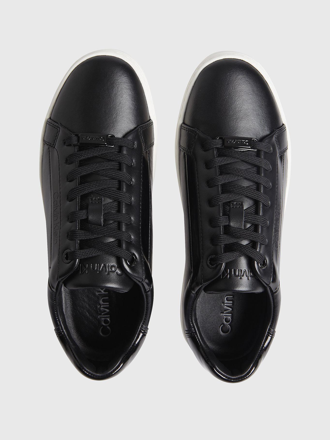 Zapatilla Logo Cupsole Lace Up Negro Calvin Klein-2
