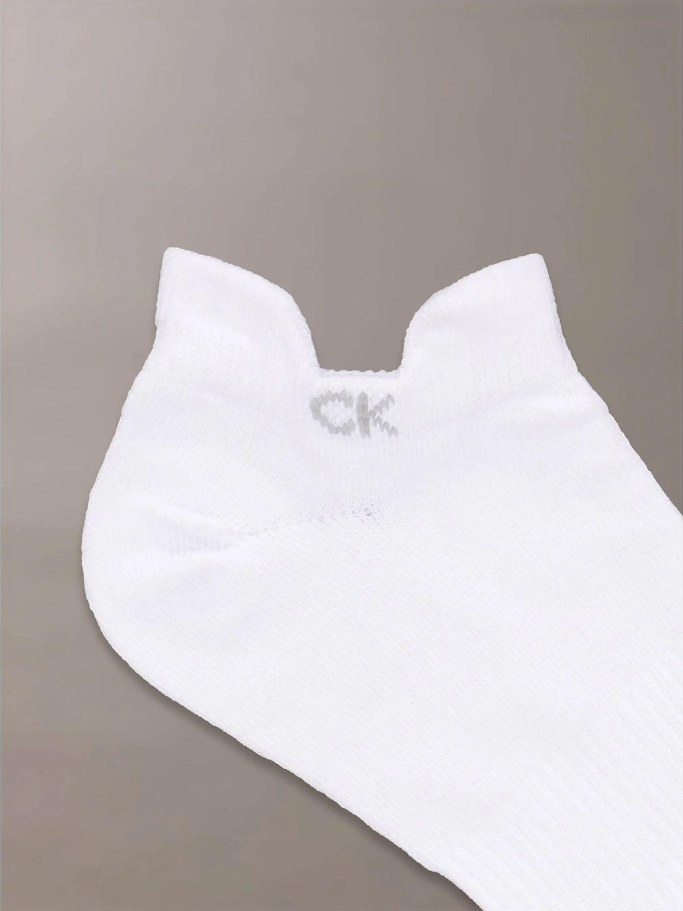 Pack 6 Calcetines  Flat Knit Blanco Calvin Klein-2