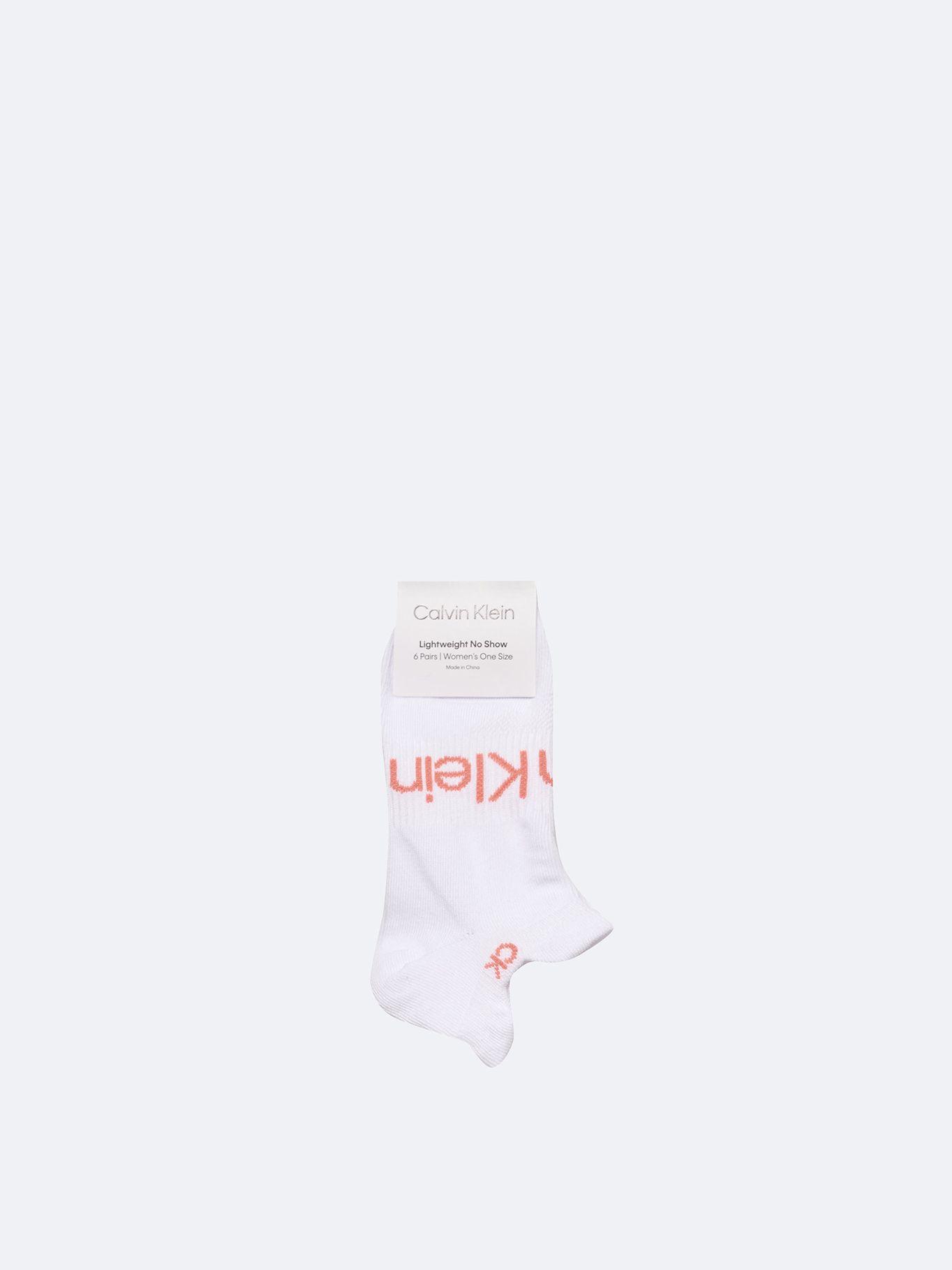 Pack 6 Calcetines  Flat Knit Blanco Calvin Klein-4