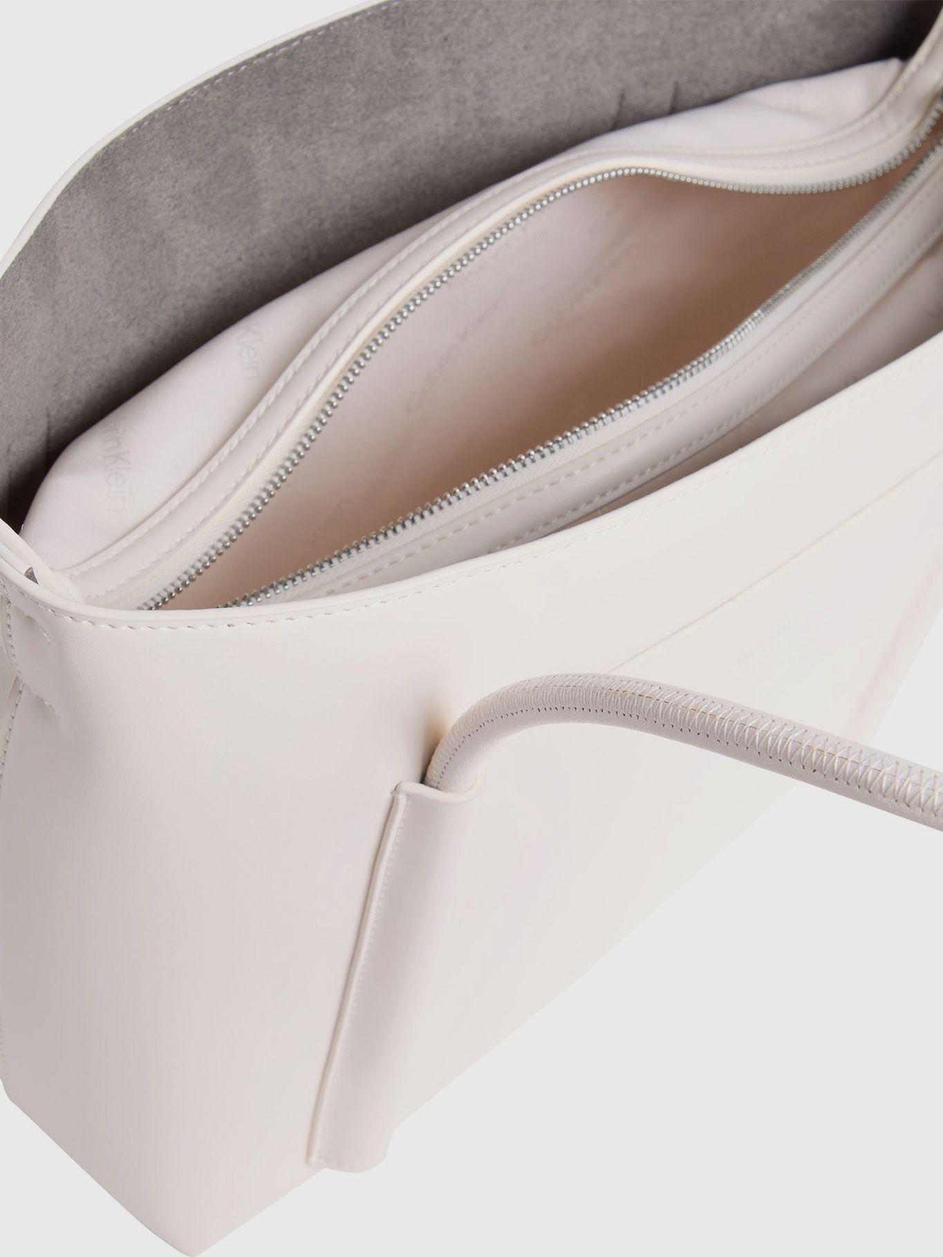 Cartera Tote Ck Linn Medium Blanco Calvin Klein-2