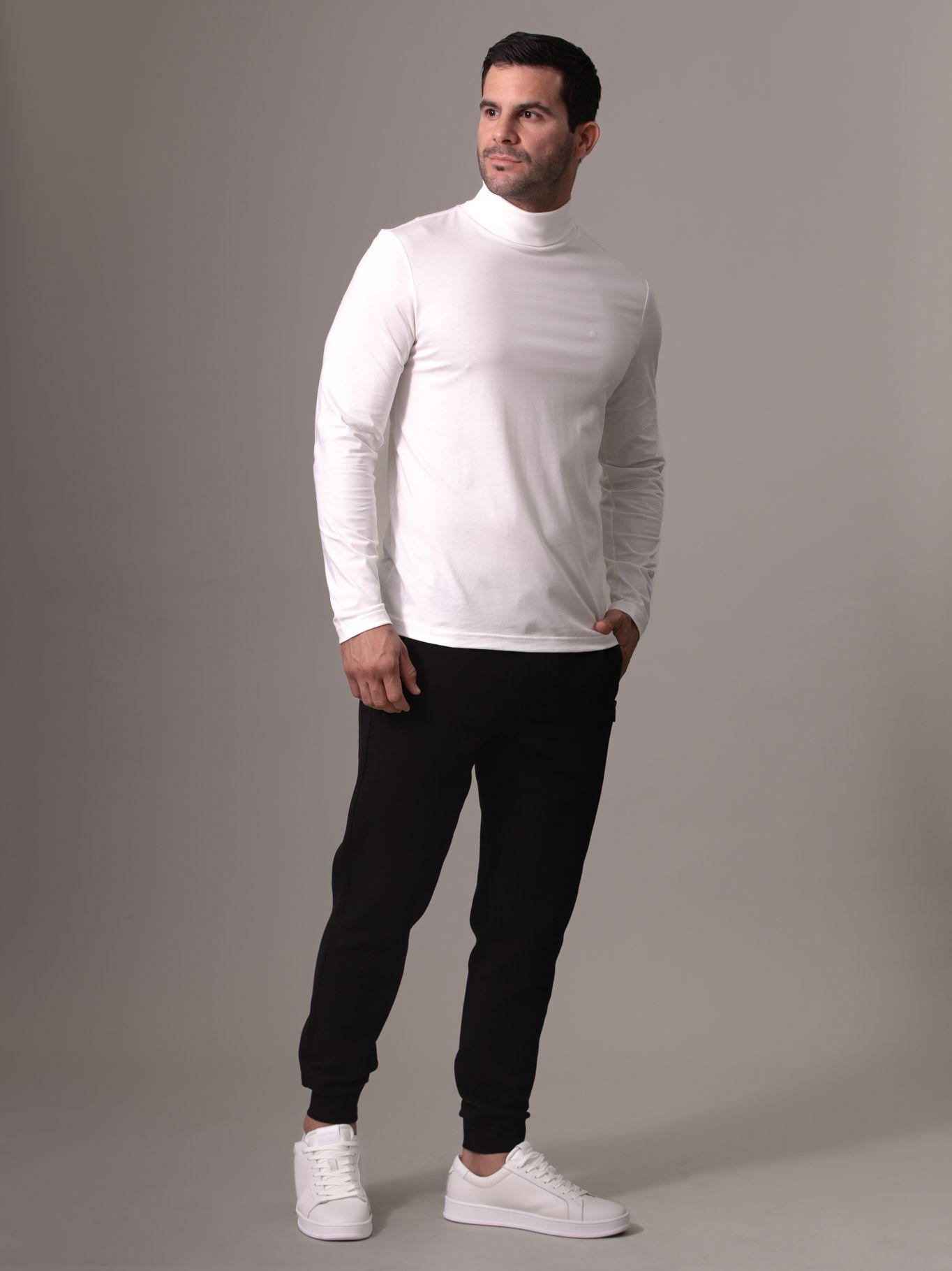 Polera LS Liquid Touch Blanco Calvin Klein-1