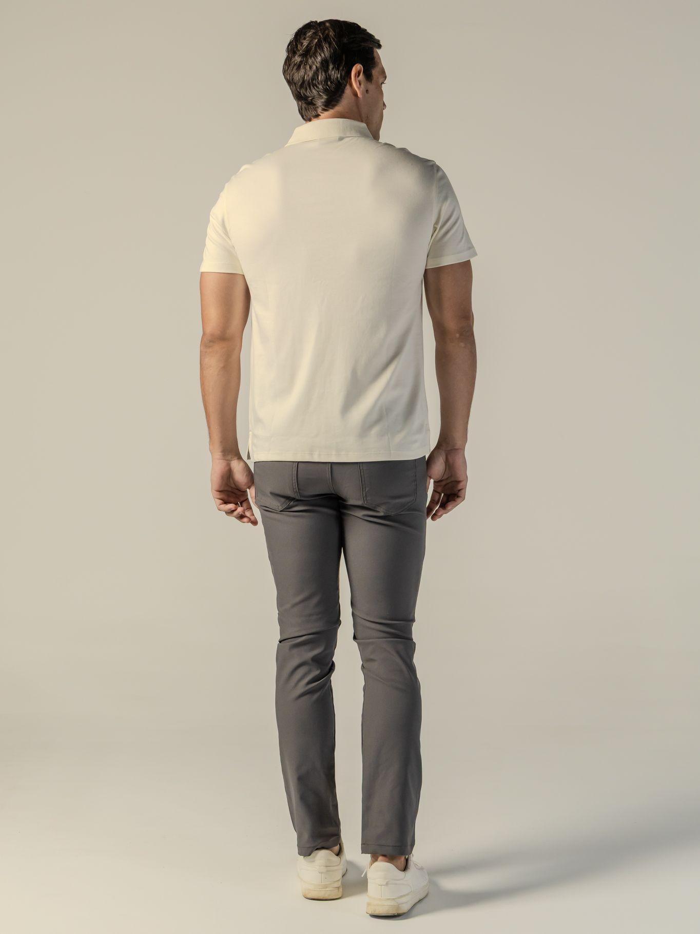 Polo de Mini Monograma Blanco Calvin Klein-2