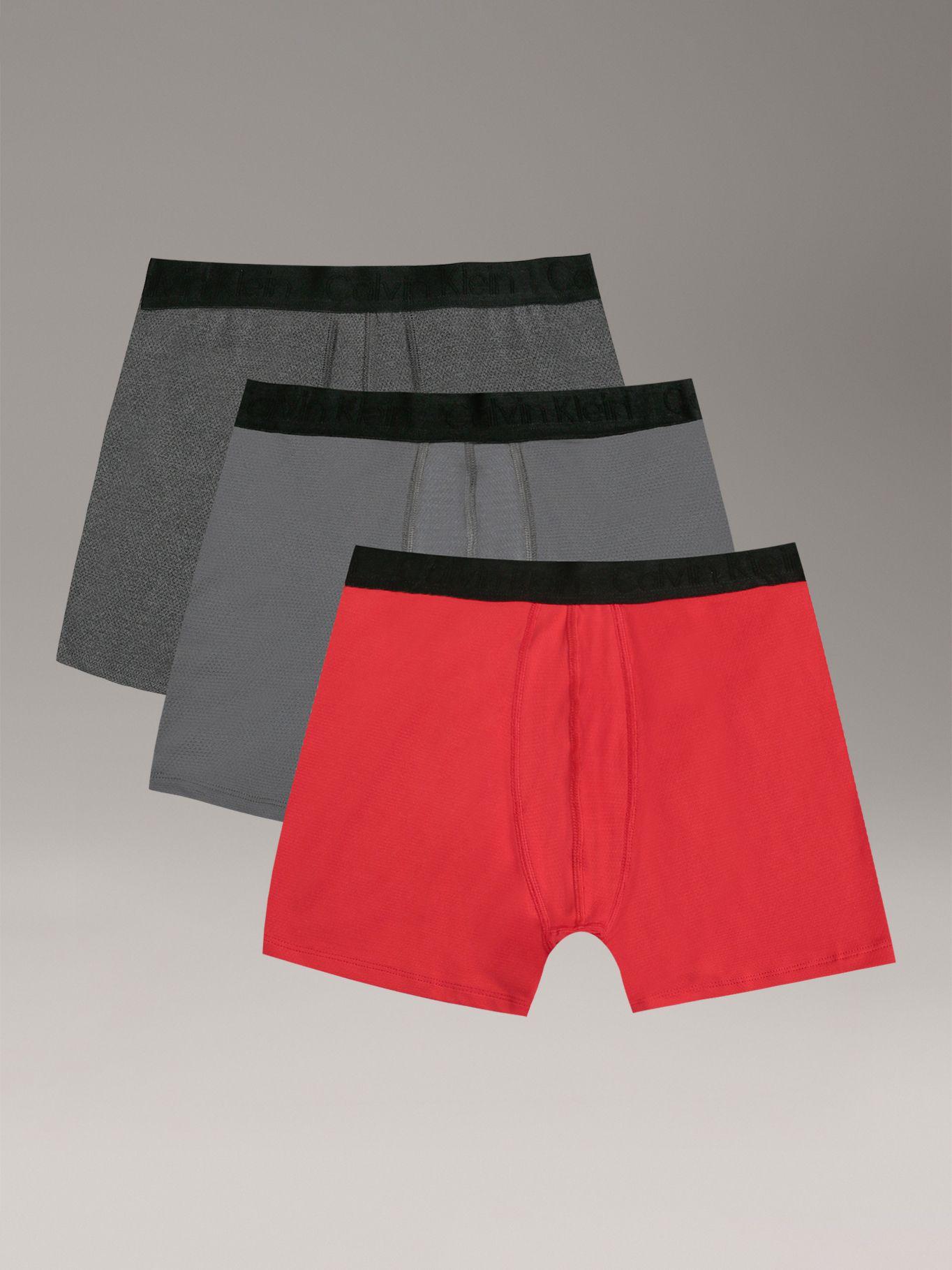 Pack 3 Boxér Brief Perform Niño Multicolor Calvin Klein-0