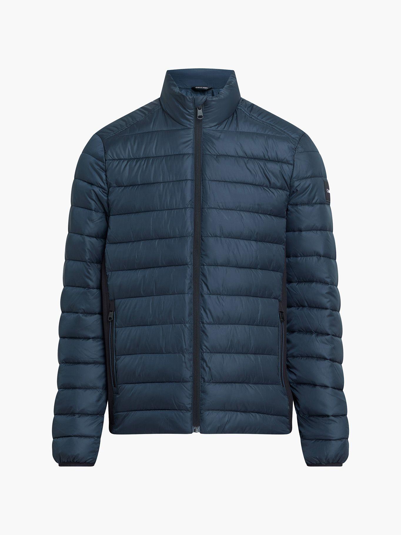 Parka Recycled Side Logo Azul Calvin Klein-4