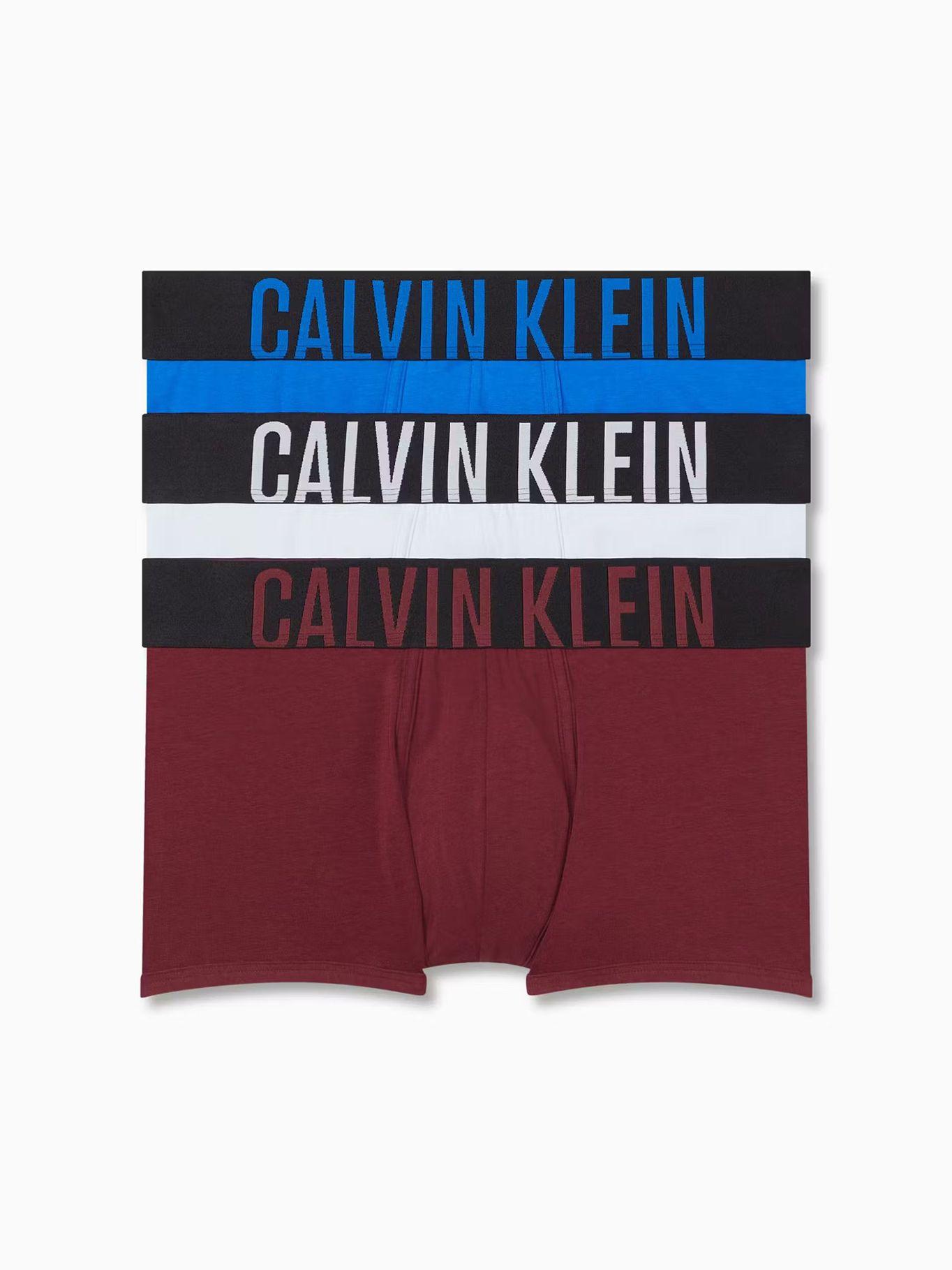 Pack 3 Bóxers Trunk Intense Power Azul Calvin Klein-0