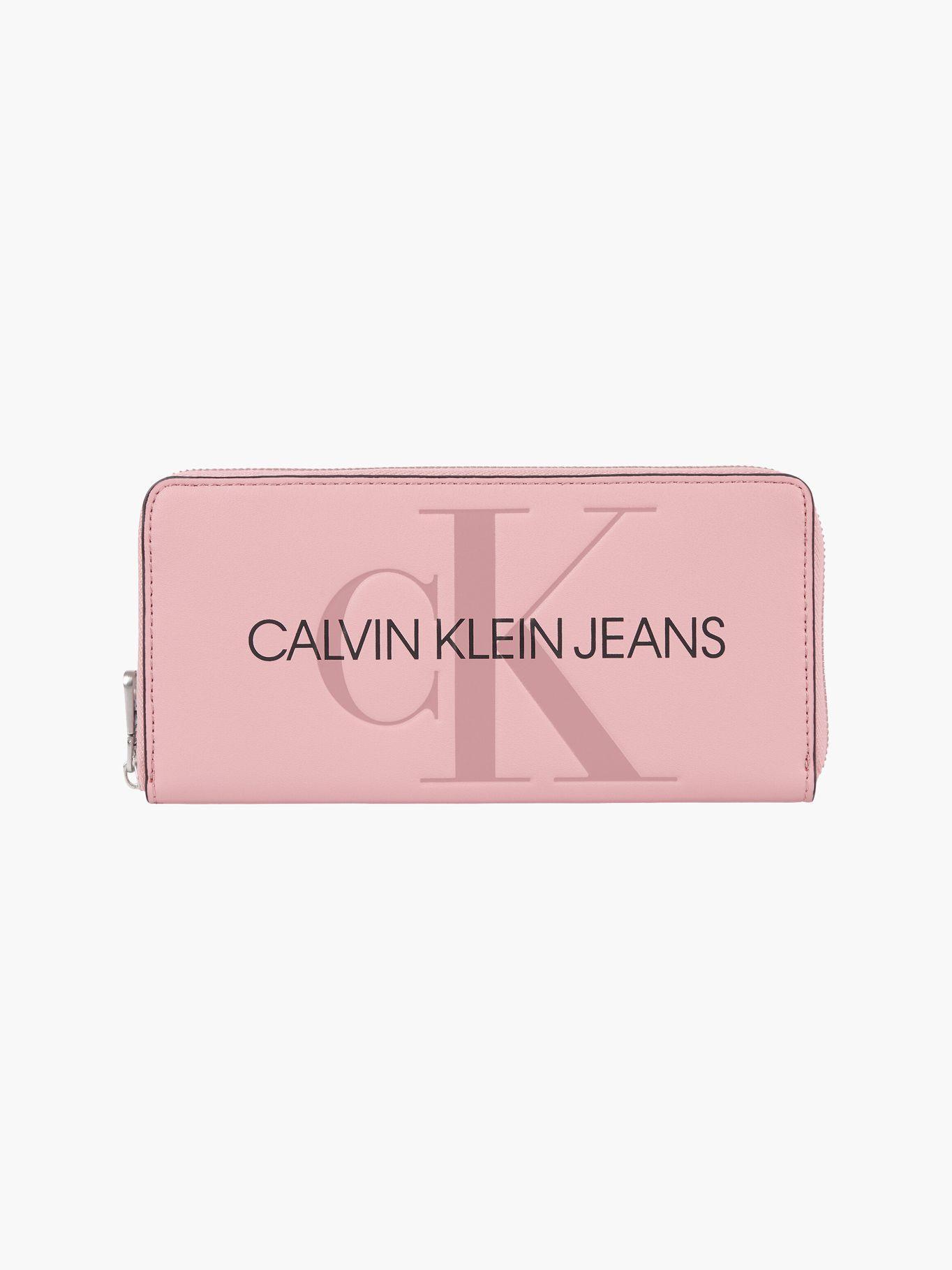 Billetera CKJ Sculpted Rosa Calvin Klein Mujer-0