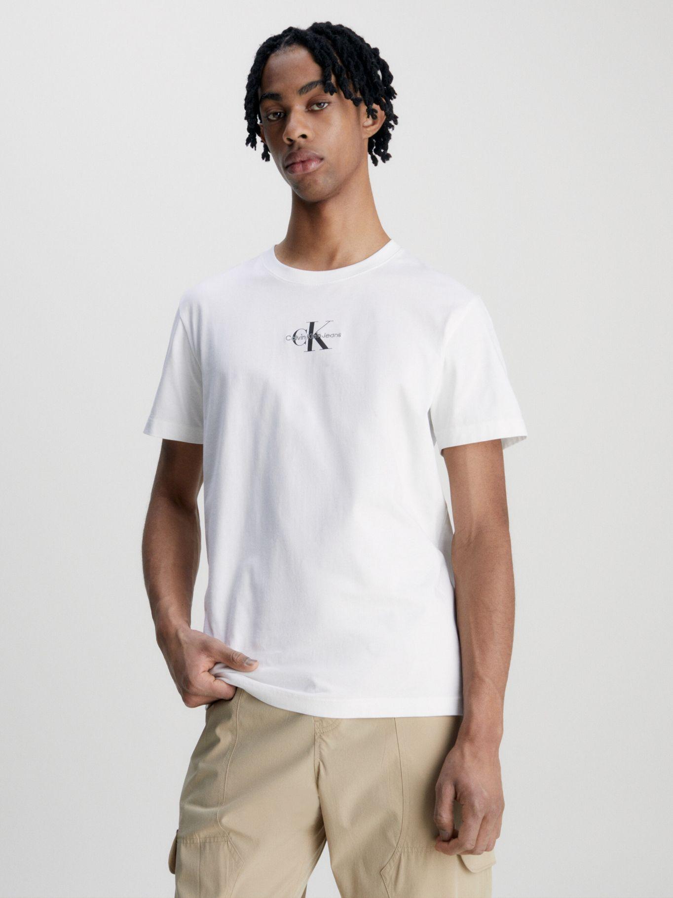 Polera Monologo Regular Blanco Calvin Klein-0