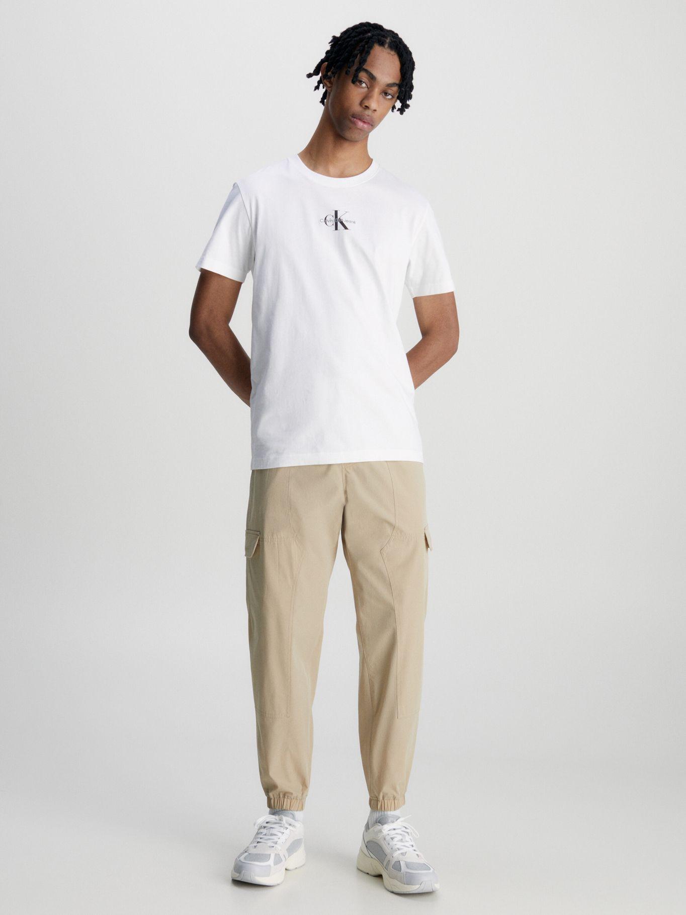 Polera Monologo Regular Blanco Calvin Klein-1