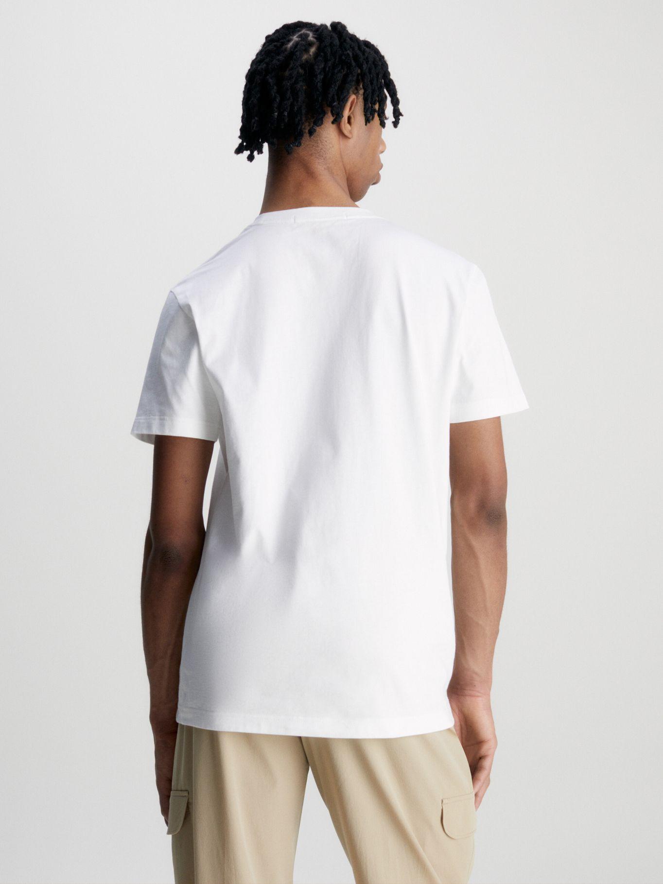 Polera Monologo Regular Blanco Calvin Klein-2