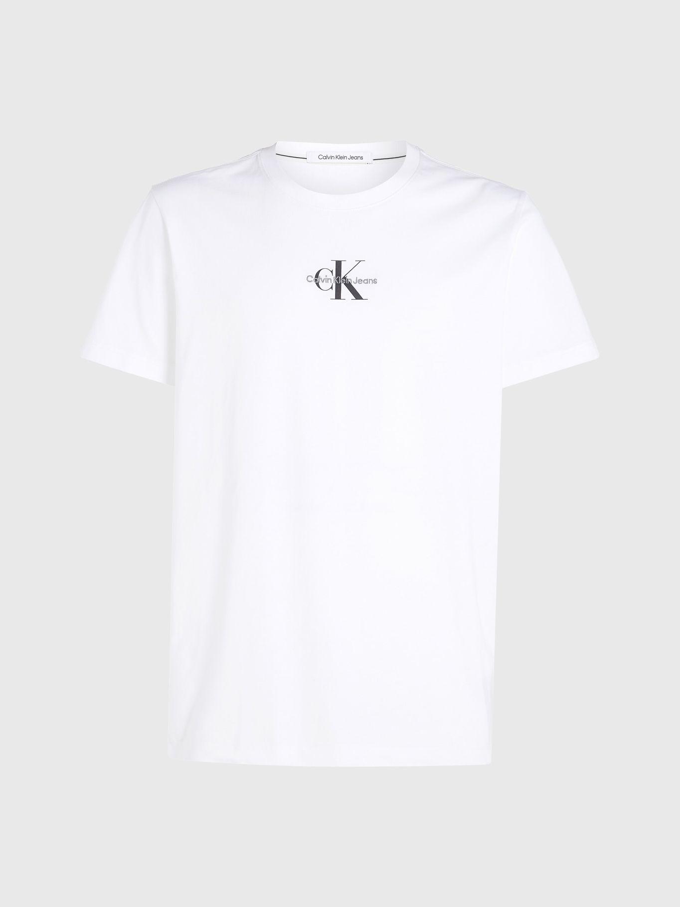 Polera Monologo Regular Blanco Calvin Klein-4