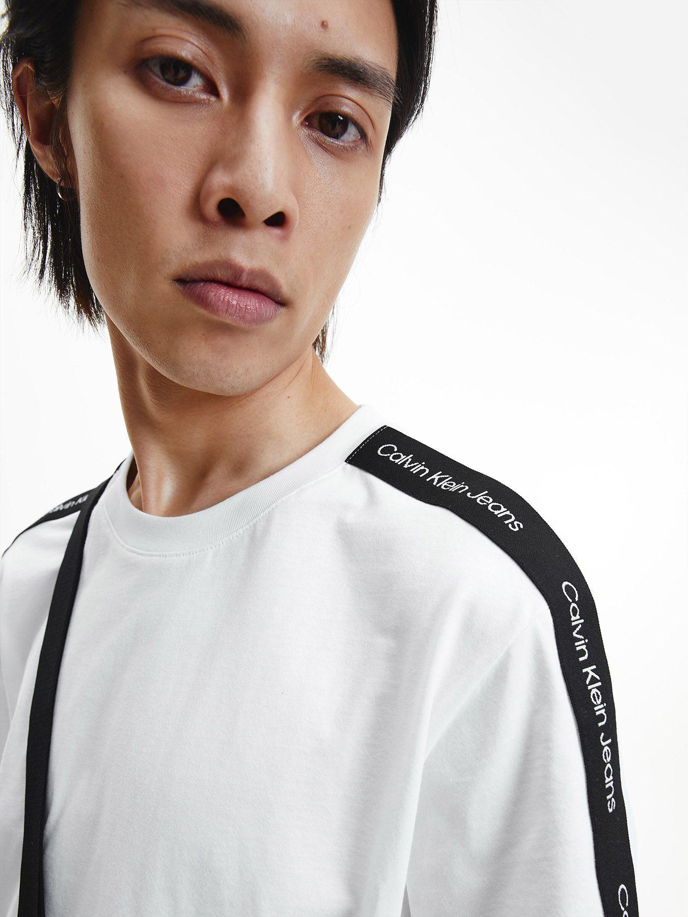 Polera Contrast Tape Blanco Calvin Klein-3