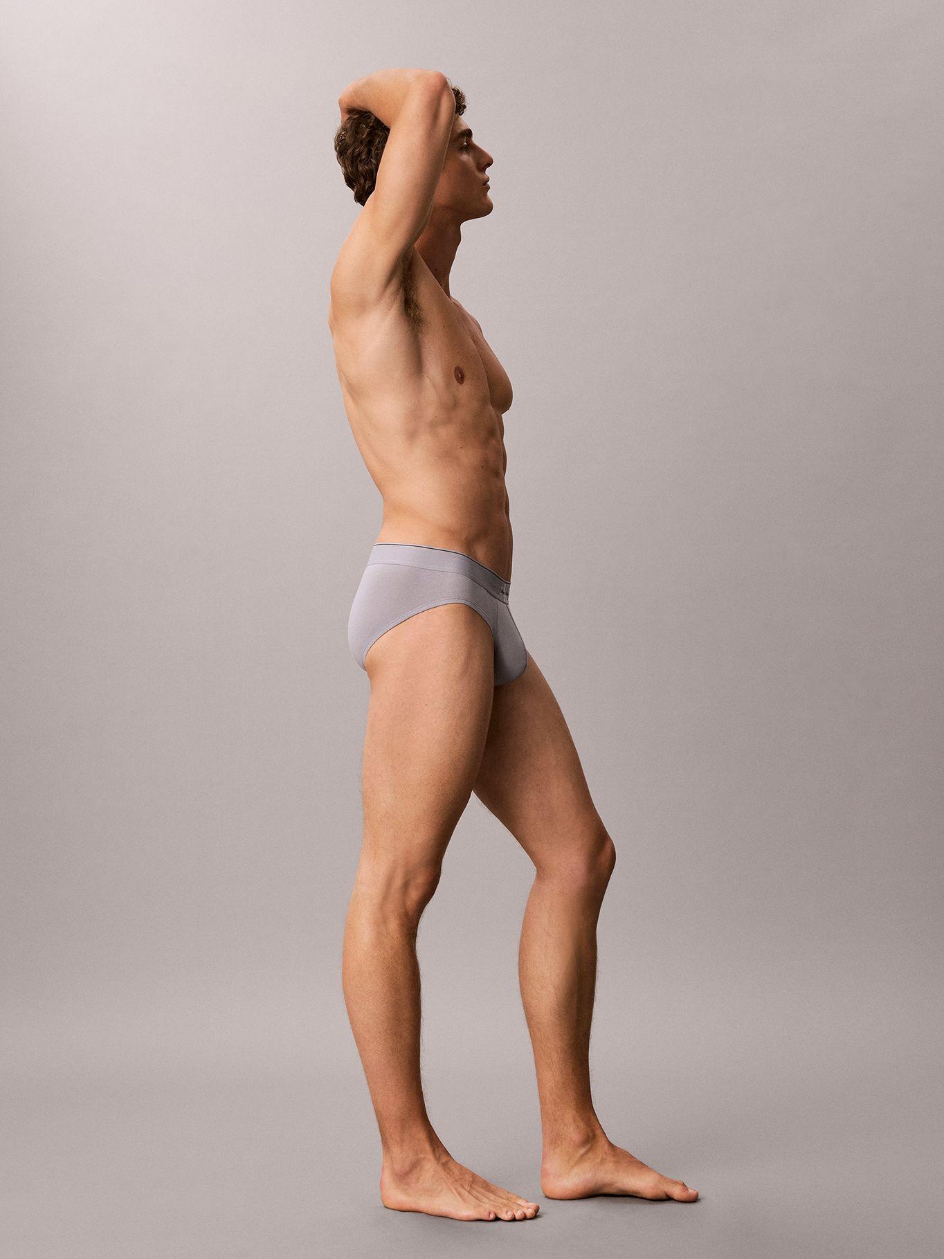 Pack 3 Slips Graphic Cotton Multicolor Calvin Klein-4