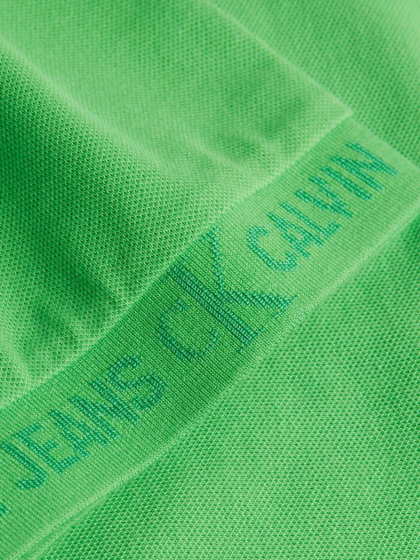 Polo Logo Jacquard Polo Verde Calvin Klein-1