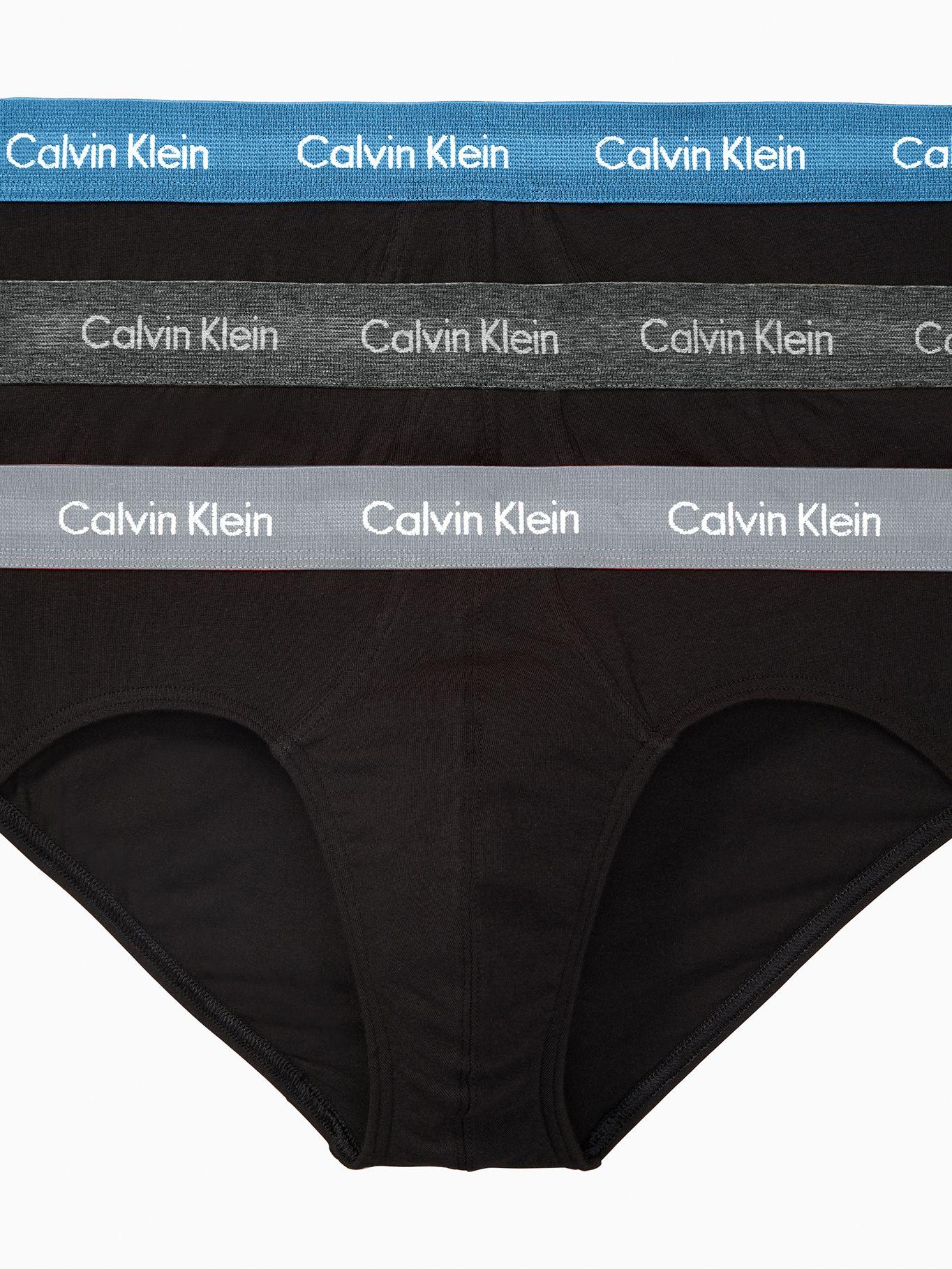 Pack de 3 slips - Cotton Stretch Negro Calvin Klein-0