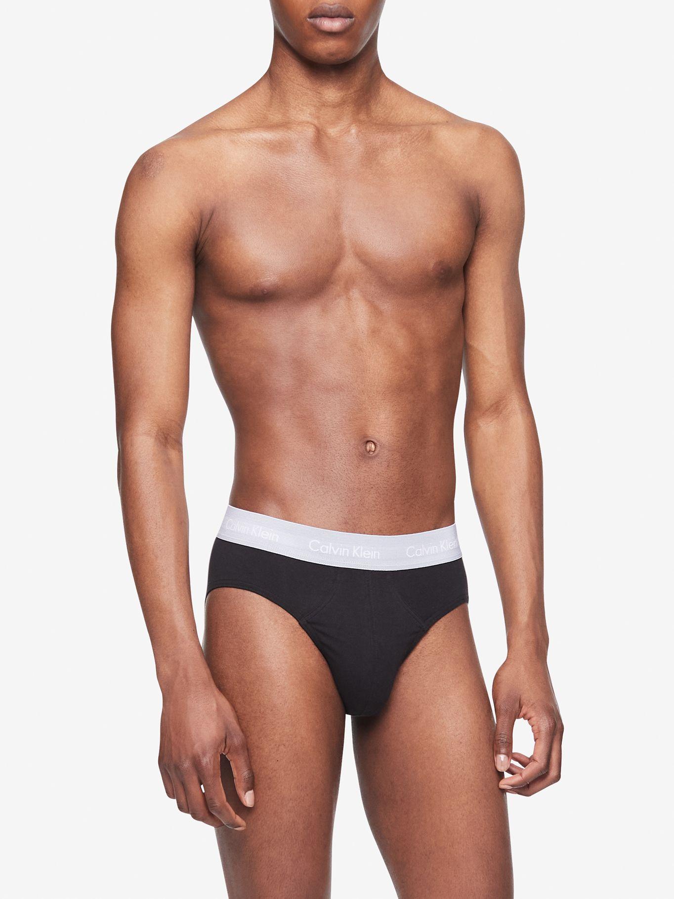 Pack de 3 slips - Cotton Stretch Negro Calvin Klein-1