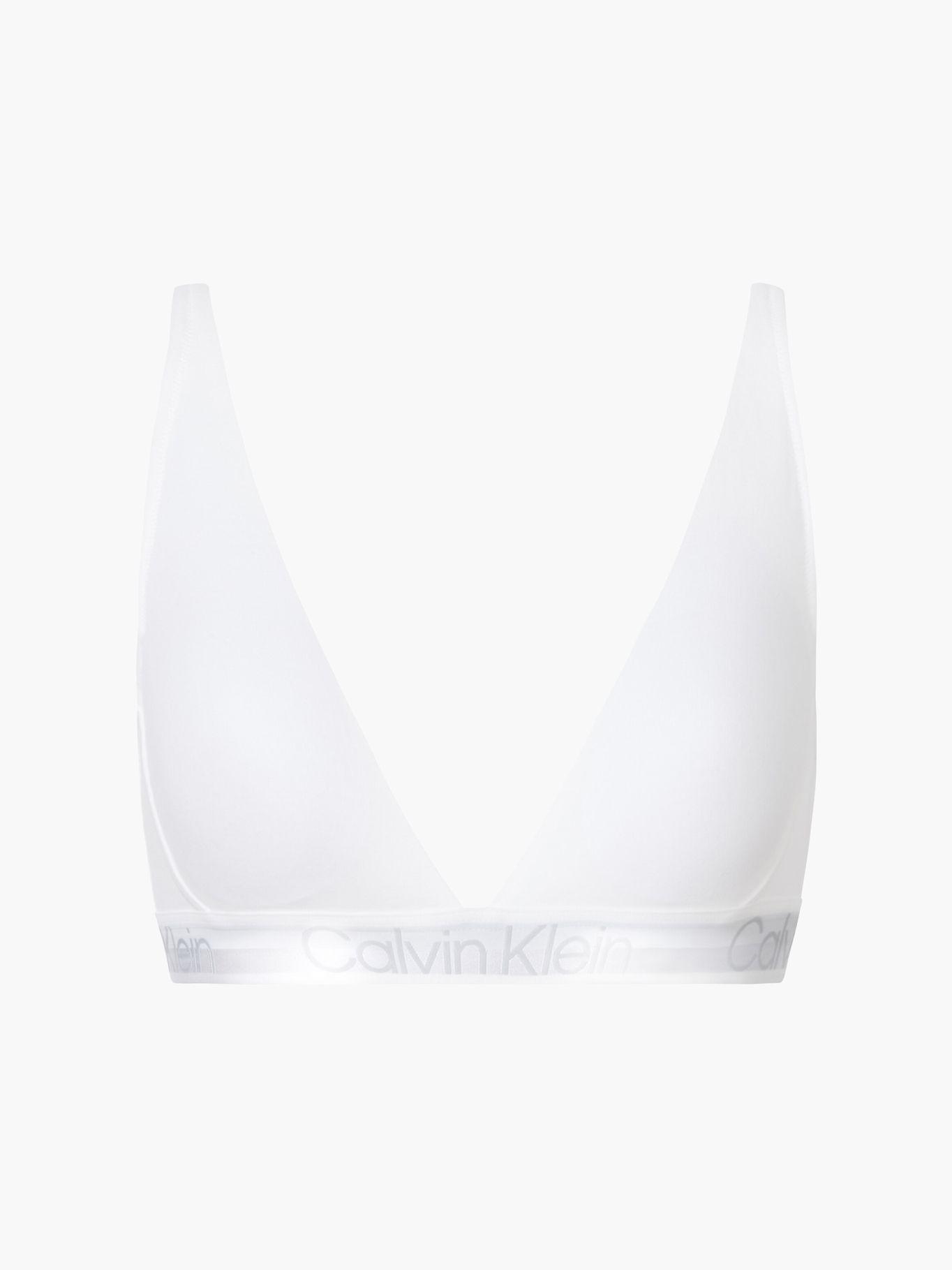 Bralette Triangle Structure Blanco Calvin Klein-4