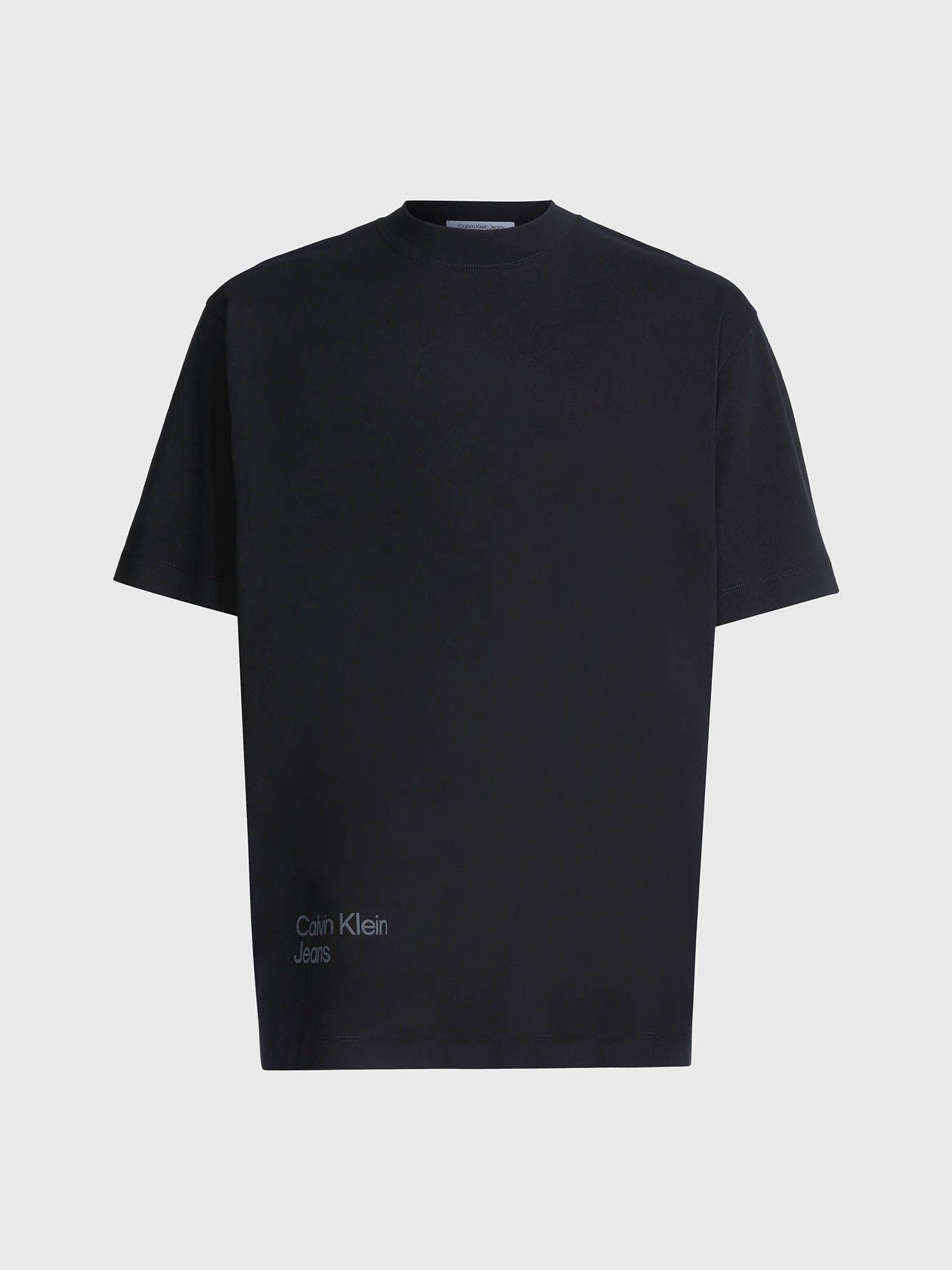 Camiseta holgada con logo en la parte trasera Negro Calvin Klein-5