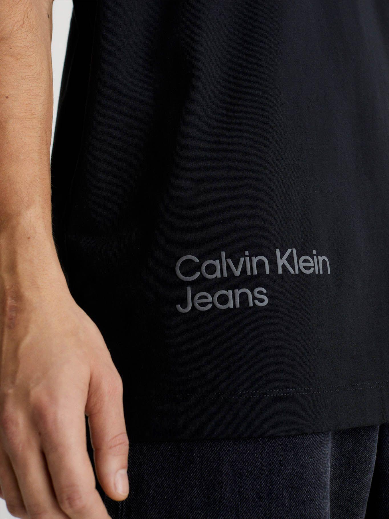Camiseta holgada con logo en la parte trasera Negro Calvin Klein-3