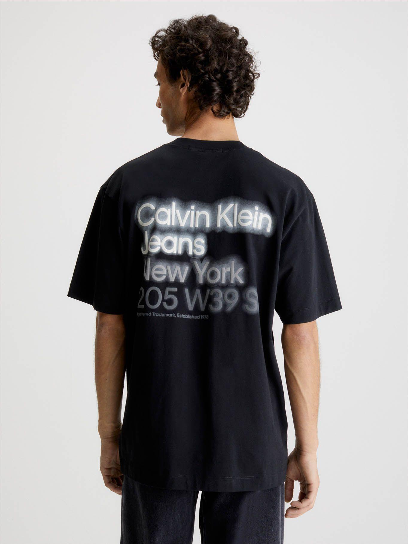 Camiseta holgada con logo en la parte trasera Negro Calvin Klein-2