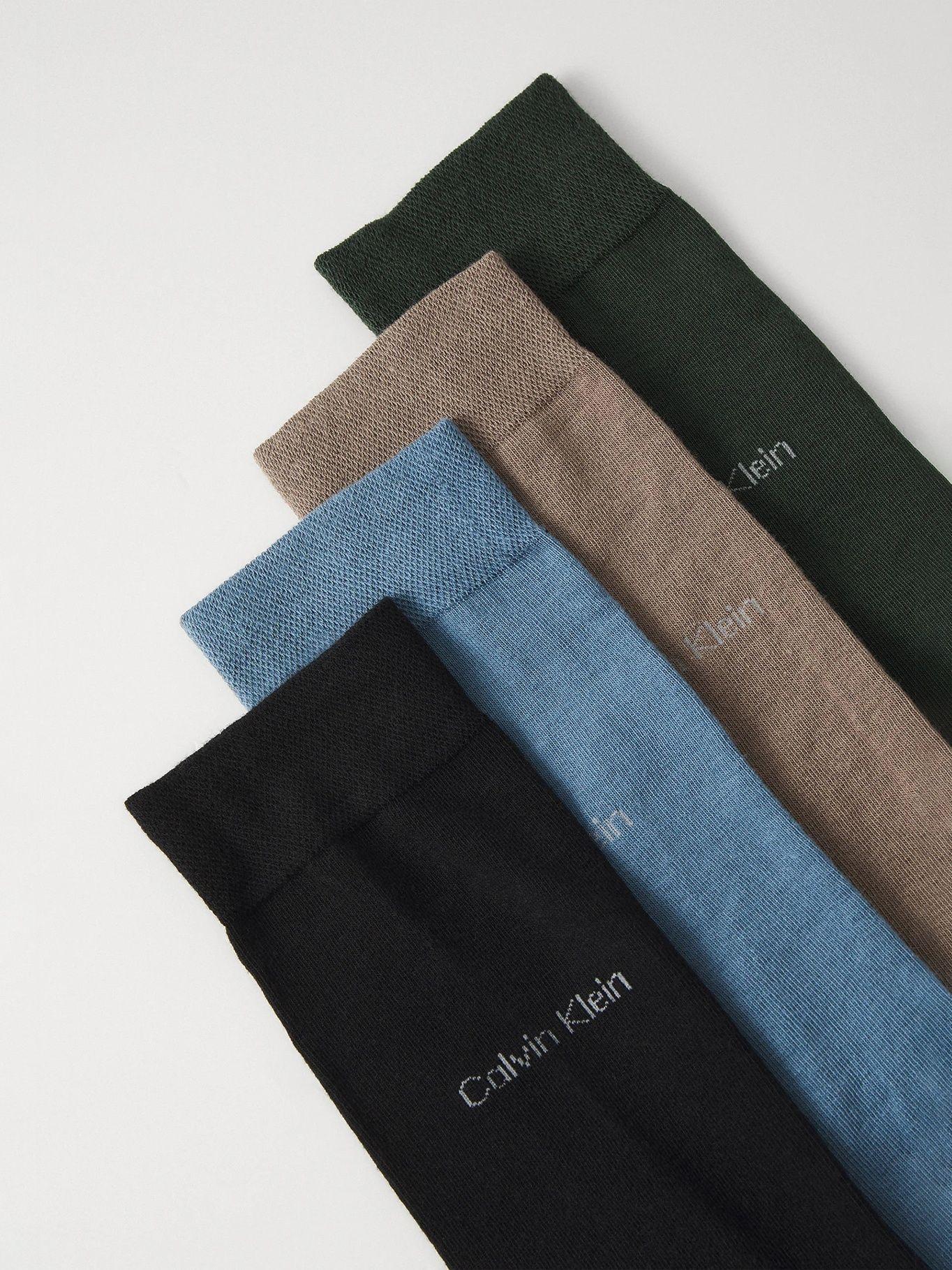 Pack de 4 Calcetines Largos Multicolor Calvin Klein-1