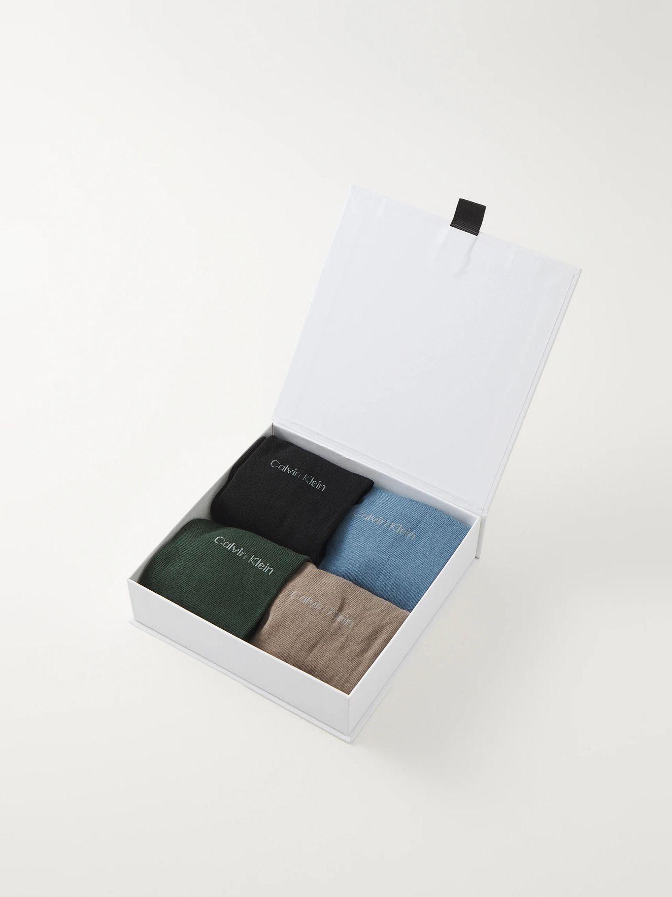 Pack de 4 Calcetines Largos Multicolor Calvin Klein-2