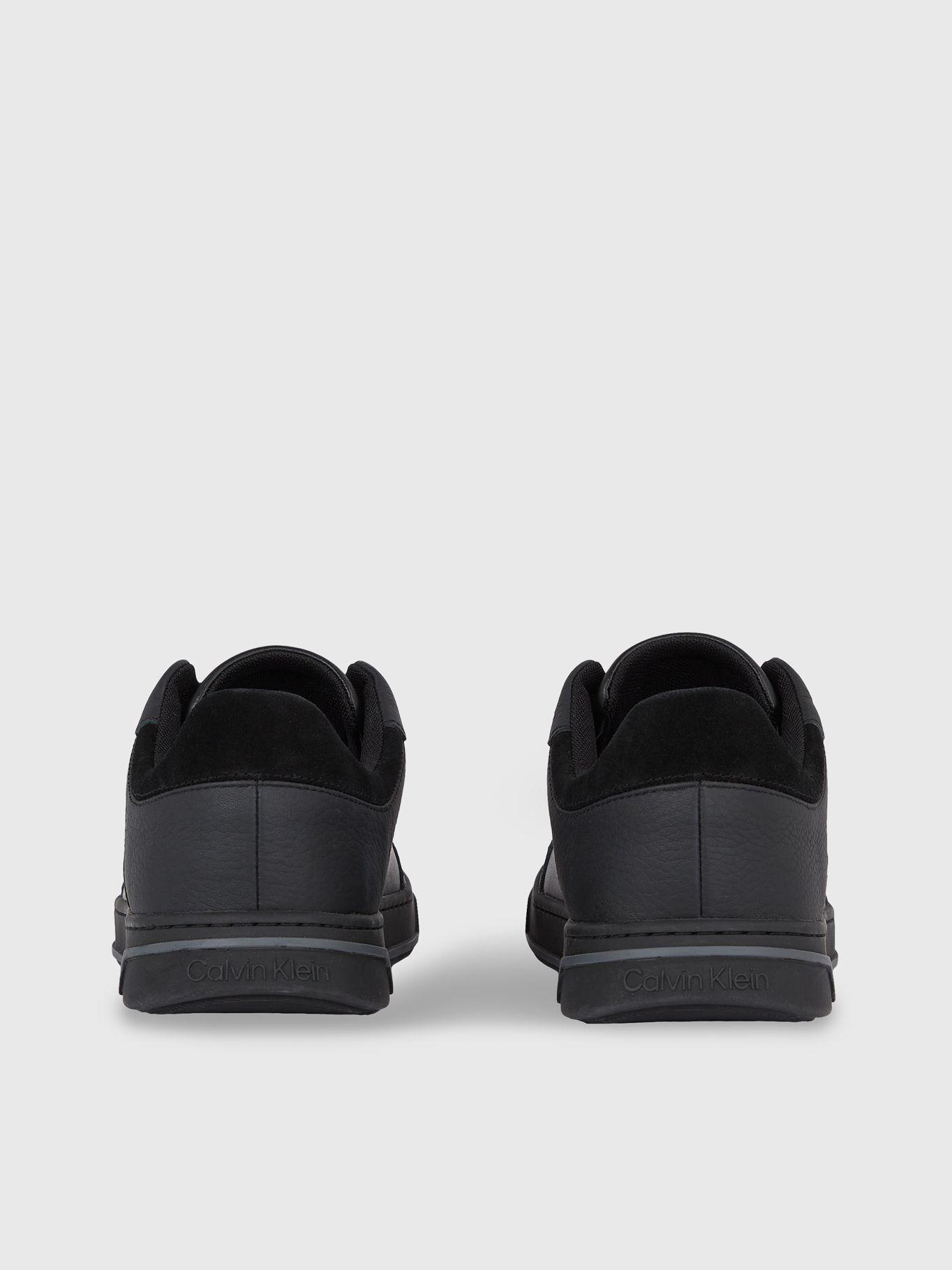 Zapatilla de Cuero Low Top Lace Up Negro Calvin Klein-1